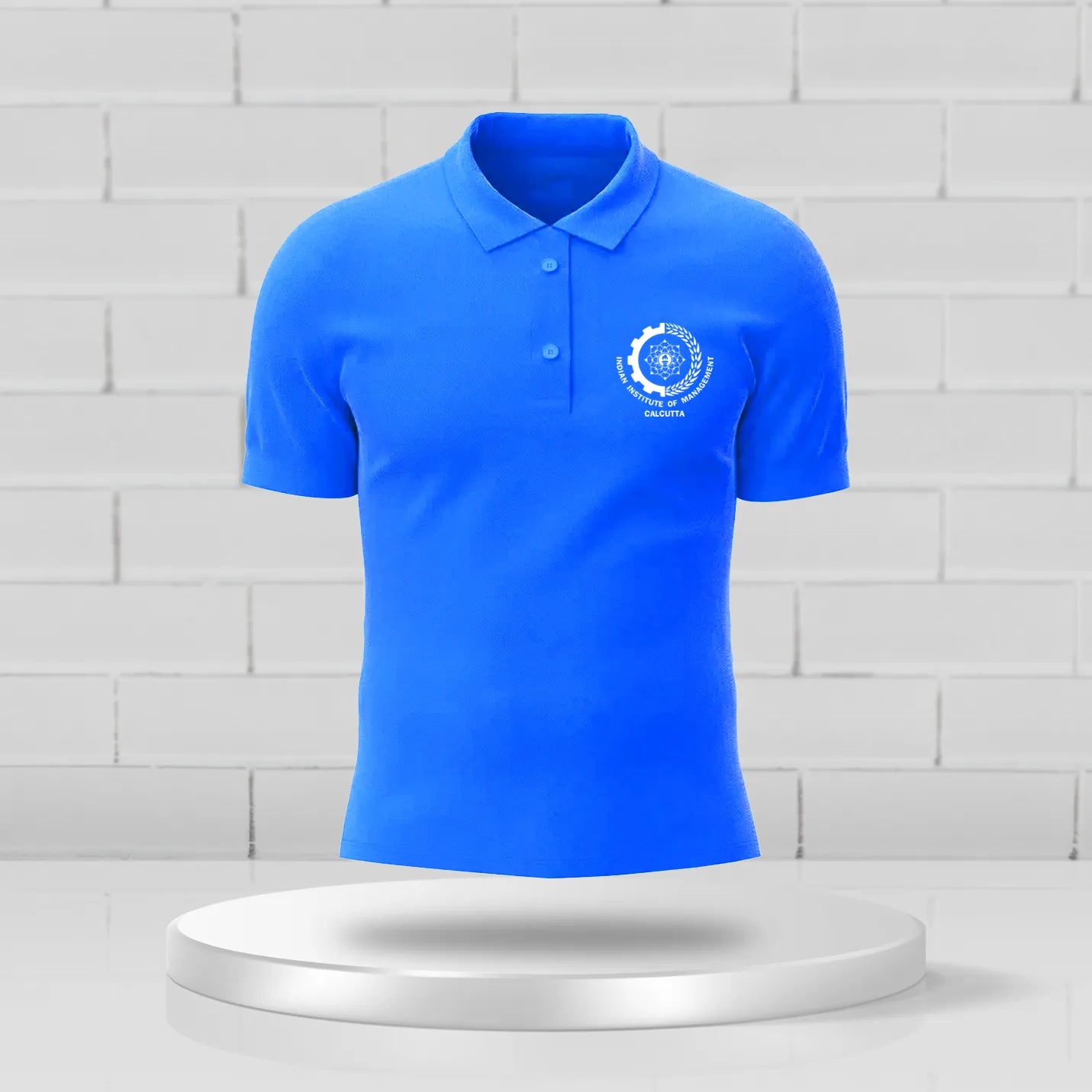 Royal Blue IIM Calcutta Official Polo T-Shirt