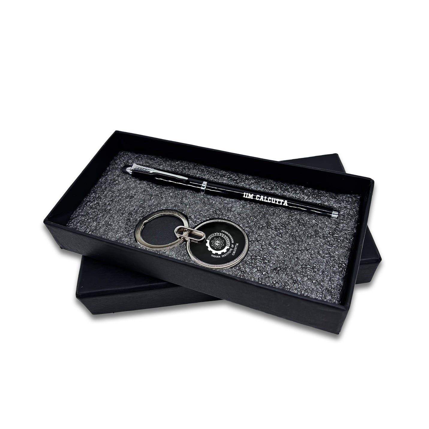 IIMC Logo 2-in-1 Black Pen & Keychain Gift Set