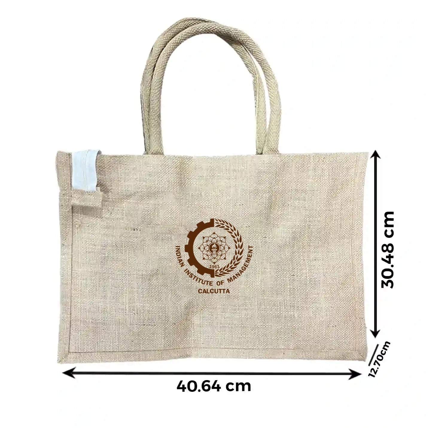 IIMC Merchandise Jute Canvas Tote Bags 