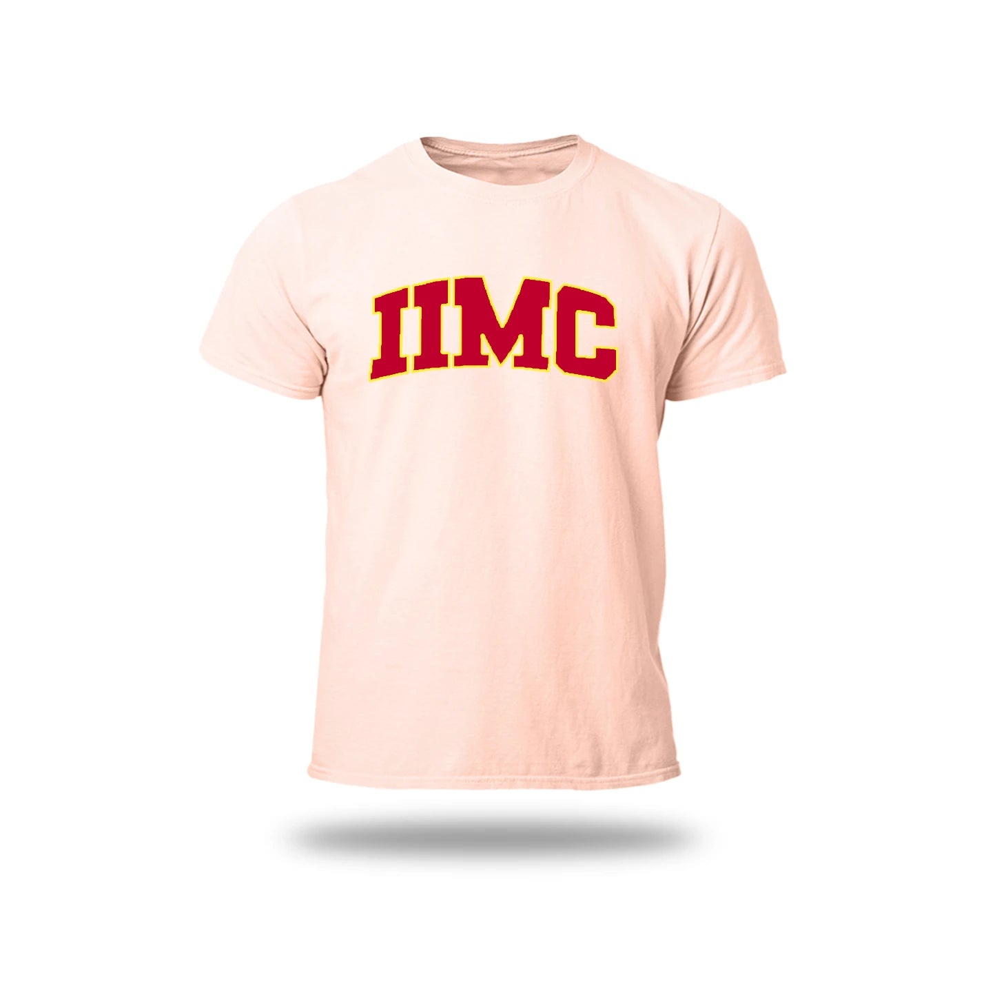 Comfy Round Neck Peach IIMC Merchandise T-shirts