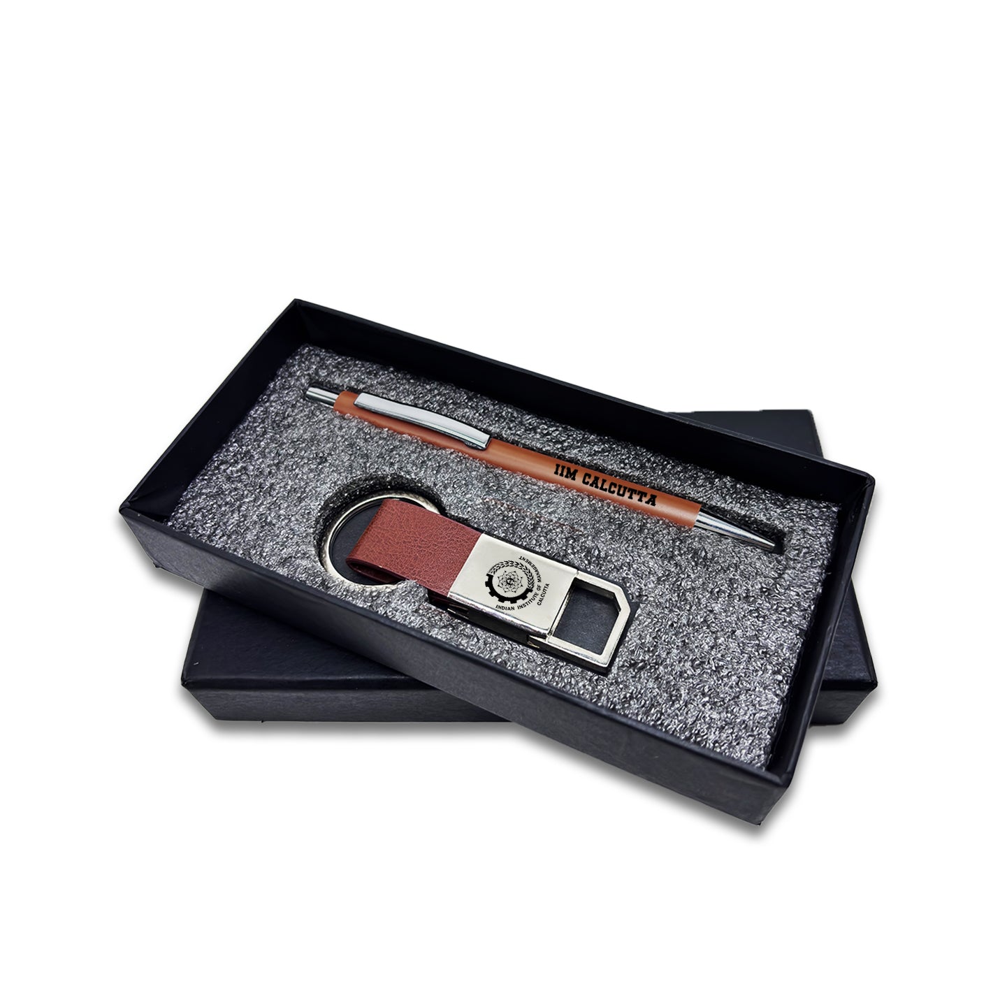 2 in 1 IIMC Logo Tan Pen & Keychain Gift set