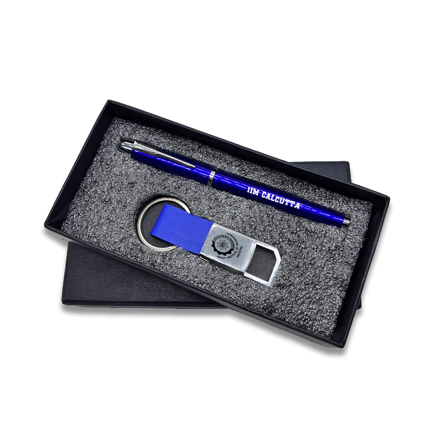  2 in 1 IIMC Logo Blue Pen & Keychain Gift set