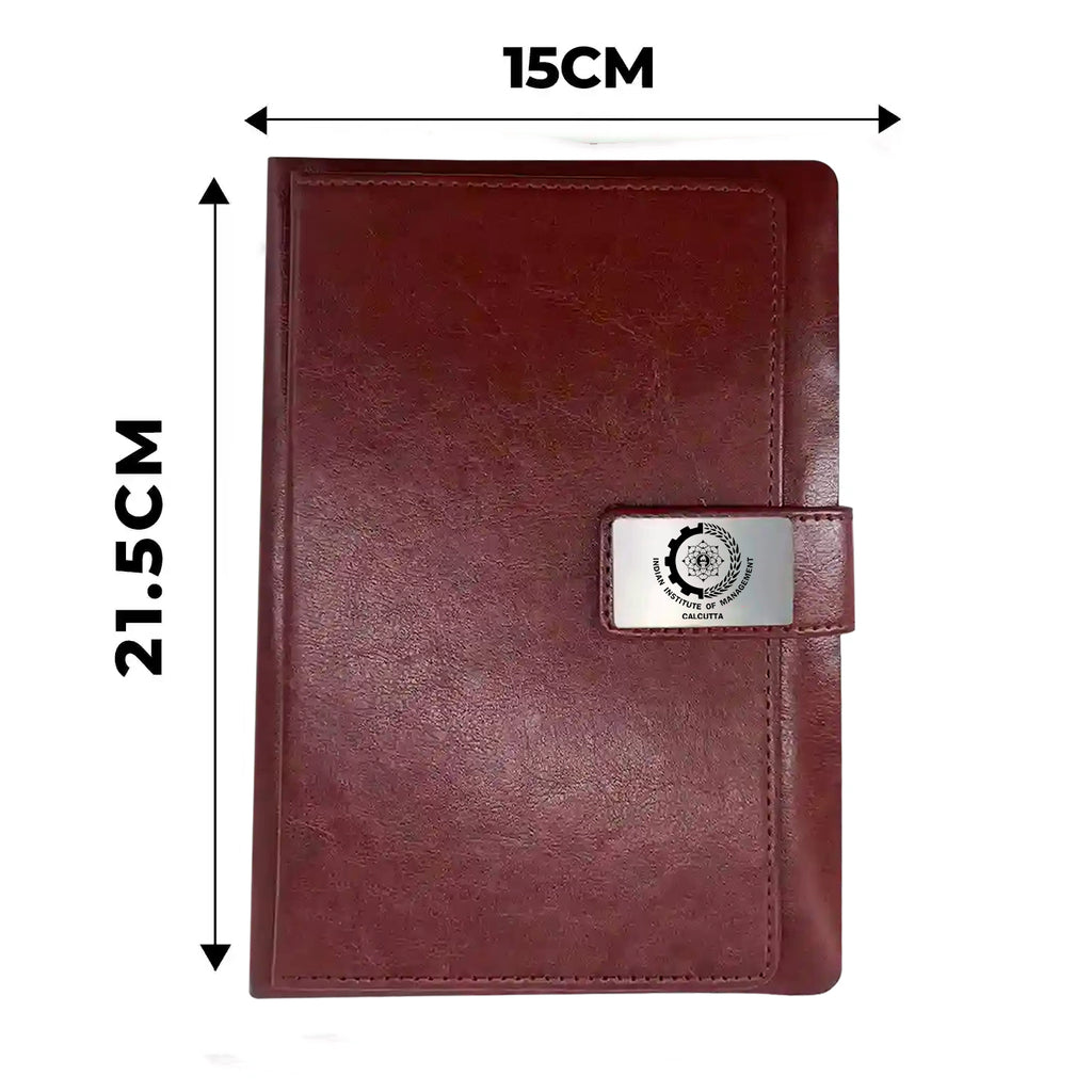 IIMC Merchandiser Brown Non-dated Organizer Diary 