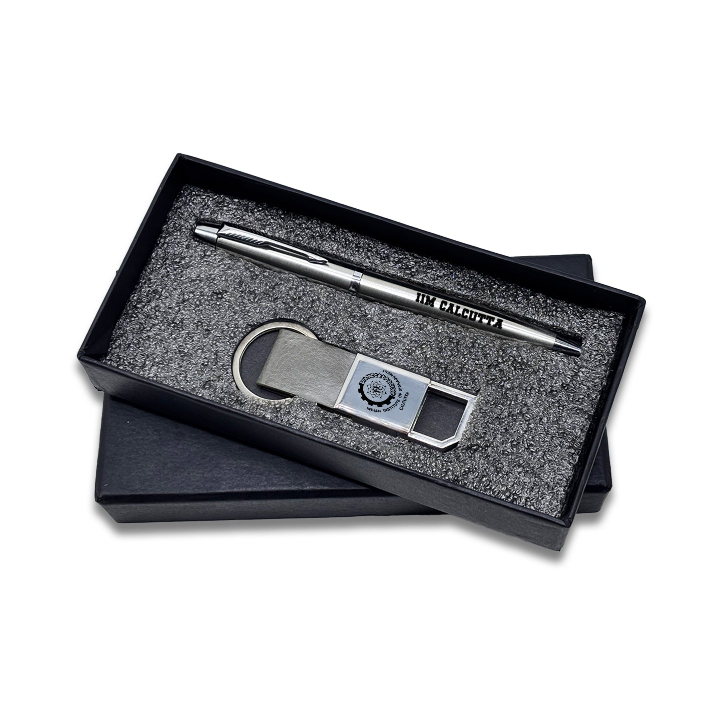 2 in 1 IIMC Logo Silver Pen & Keychain 