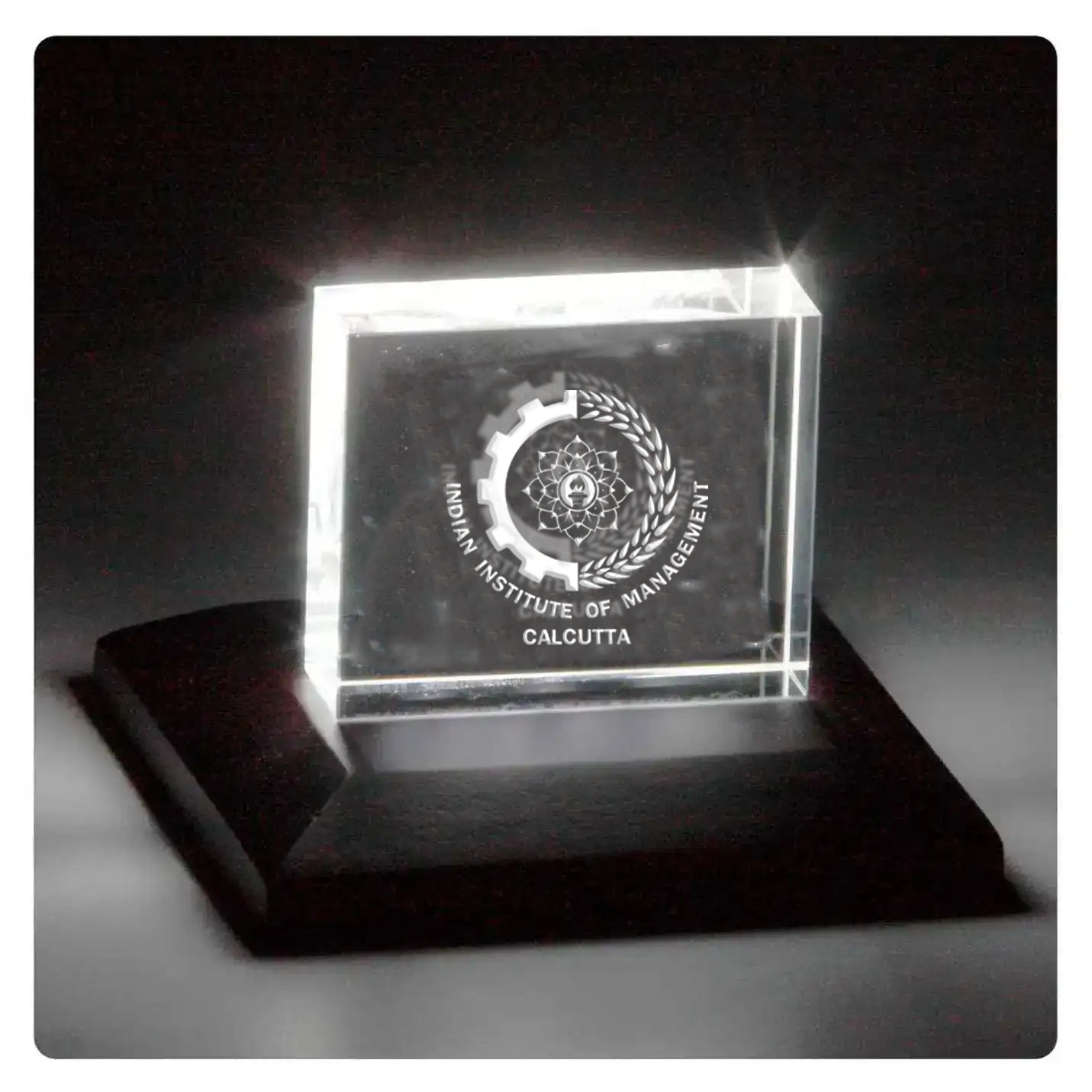 Legacy of Excellence – IIMC Official 3D Laser Engraved Memento