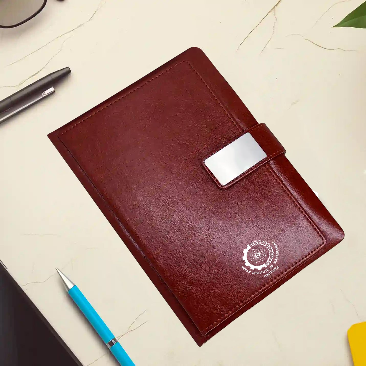 IIMC Merchandiser Brown Non-dated Organizer Diary 