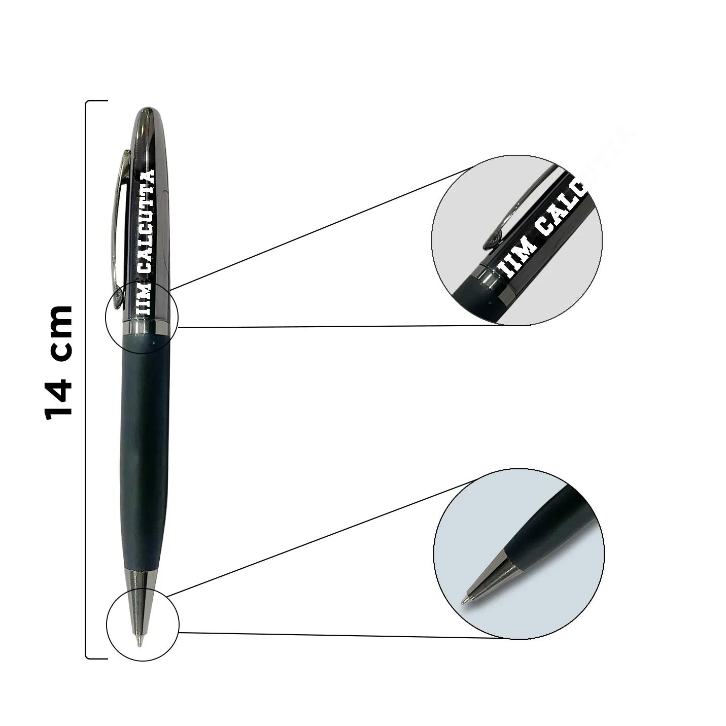 IIM Calcutta Logo Pen – Premium Black 
