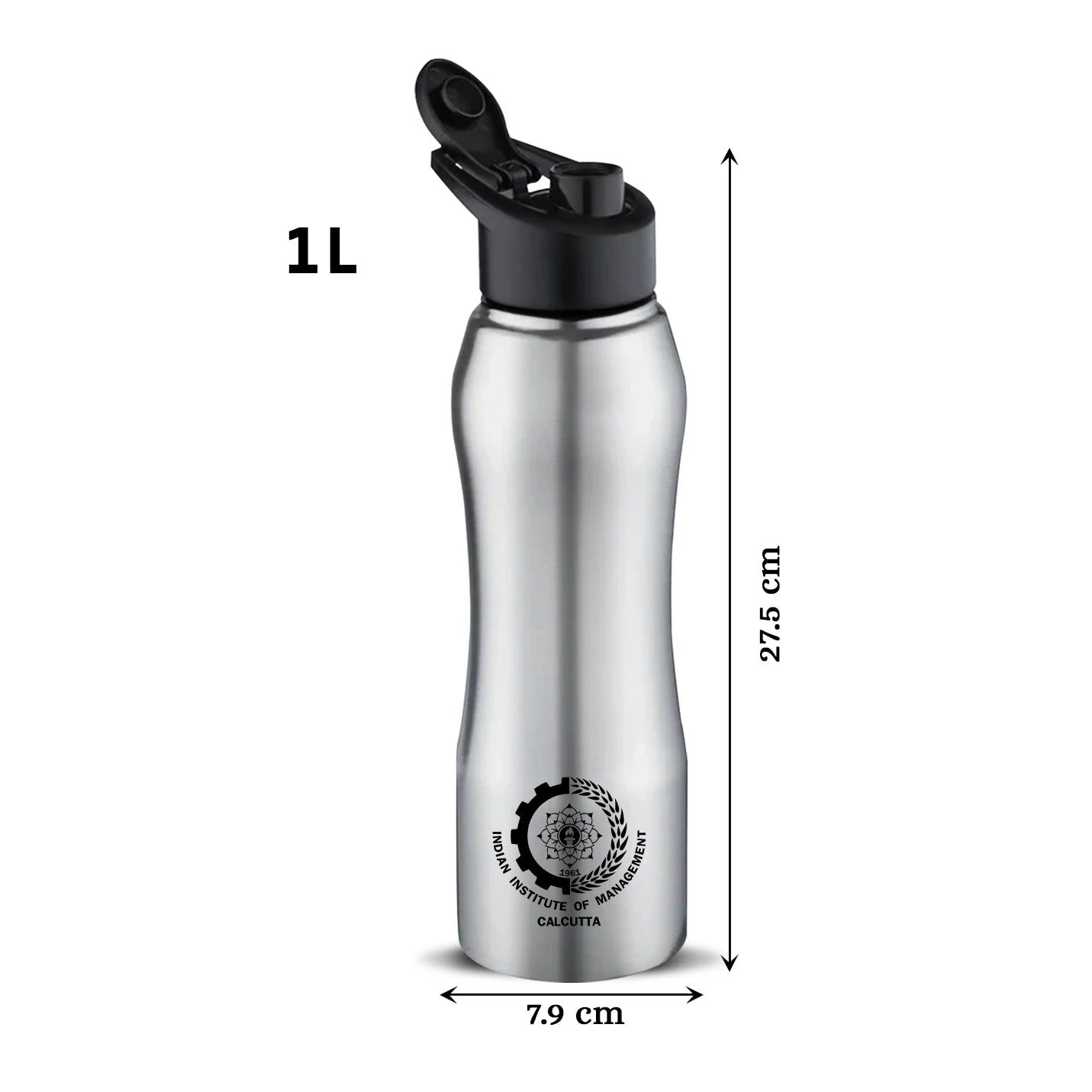 Prestige IIMC Merchandise Steel Borosil Bottle