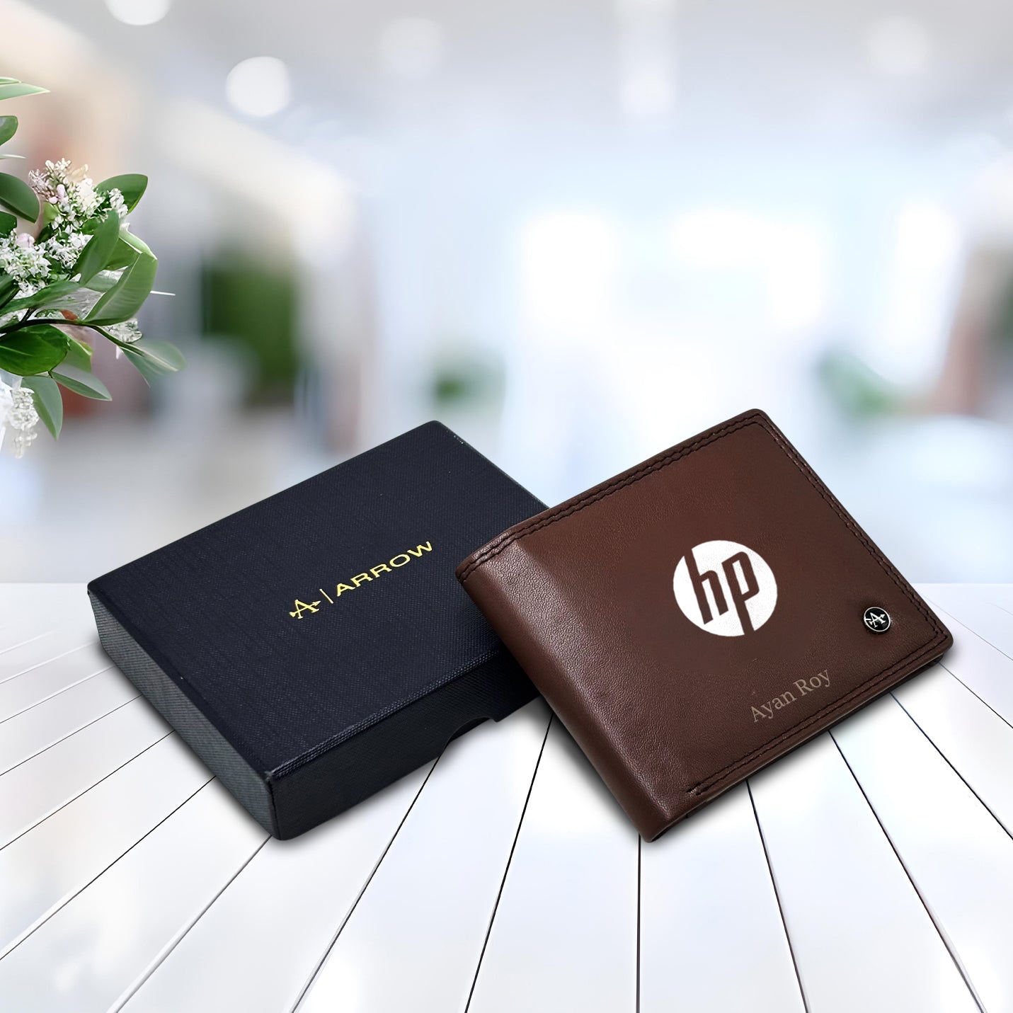 Classic Black Leather Executive Wallet