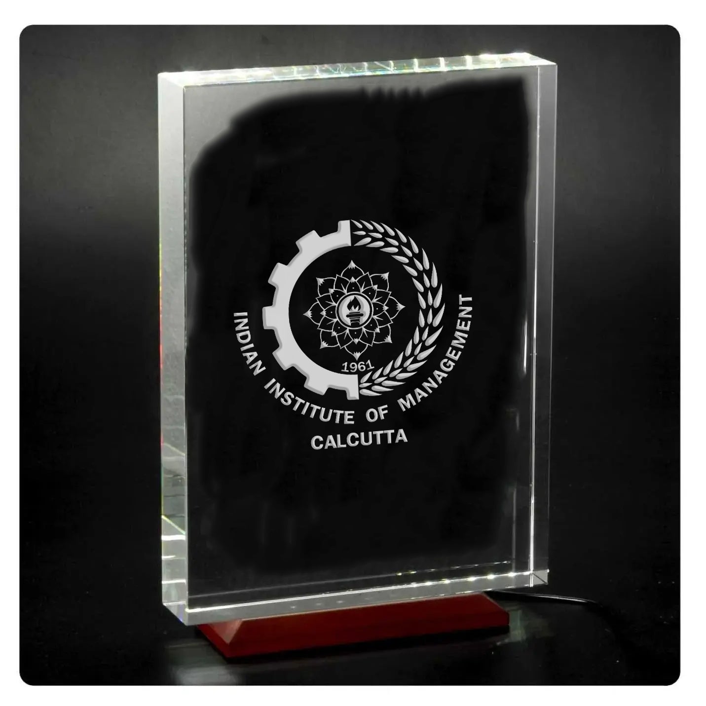 IIMC Radiance 3D Laser Etched Memento