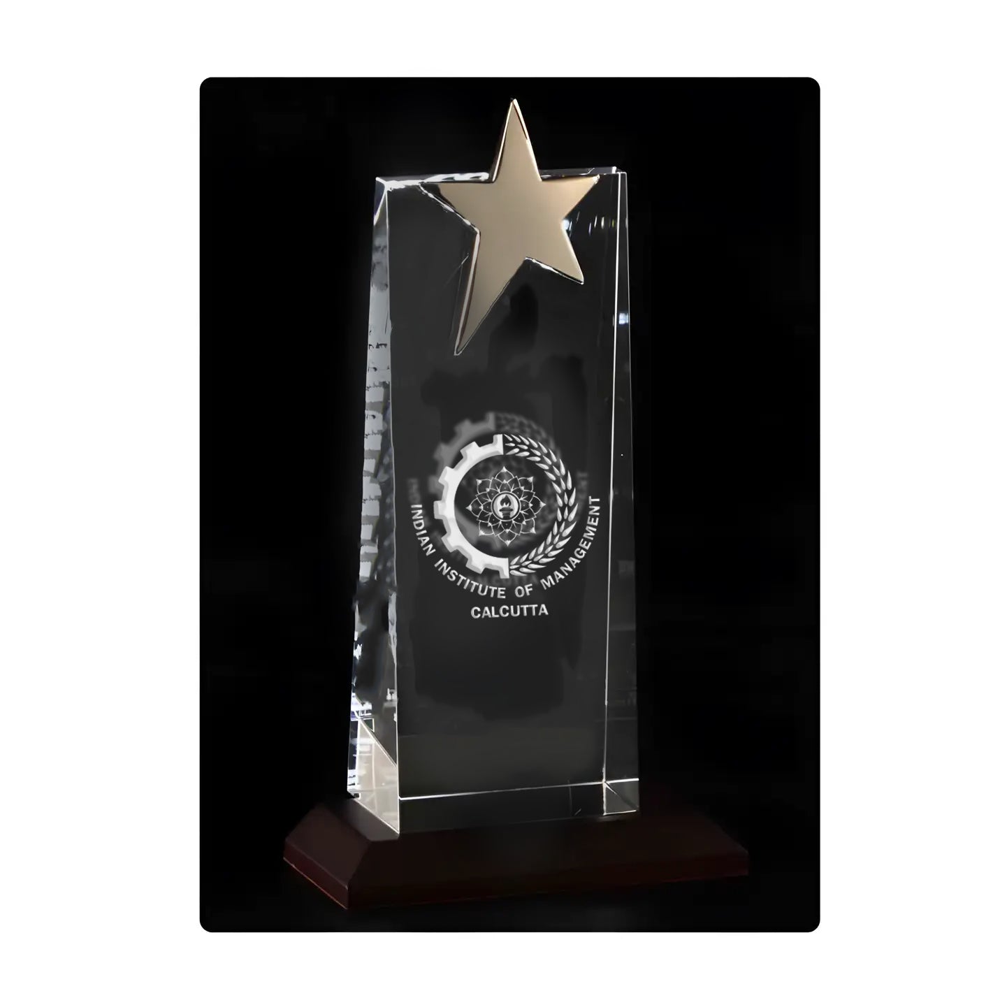 IIMC Official Star Trophy – 3D Laser Crystal Gift
