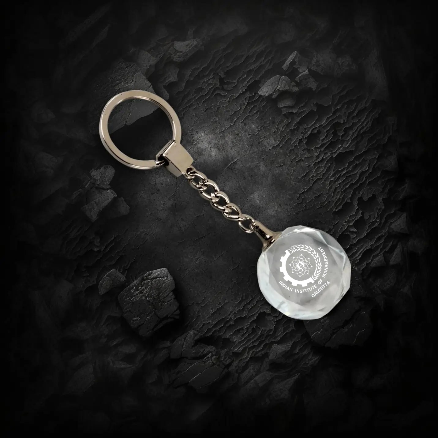 Official IIMC 3D Laser Logo Keychain