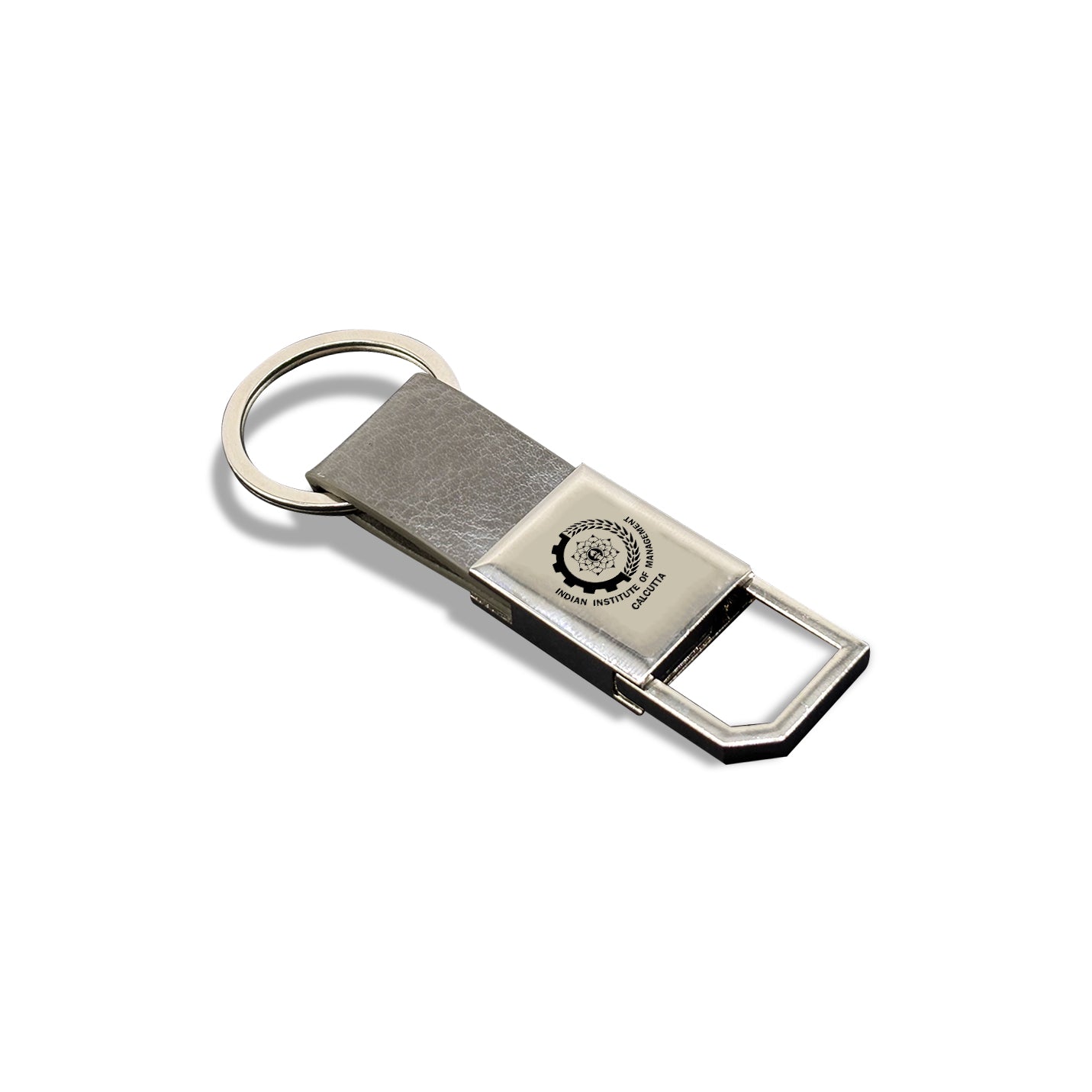 Exquisite 2 in 1 IIMC Logo Silver Keychain