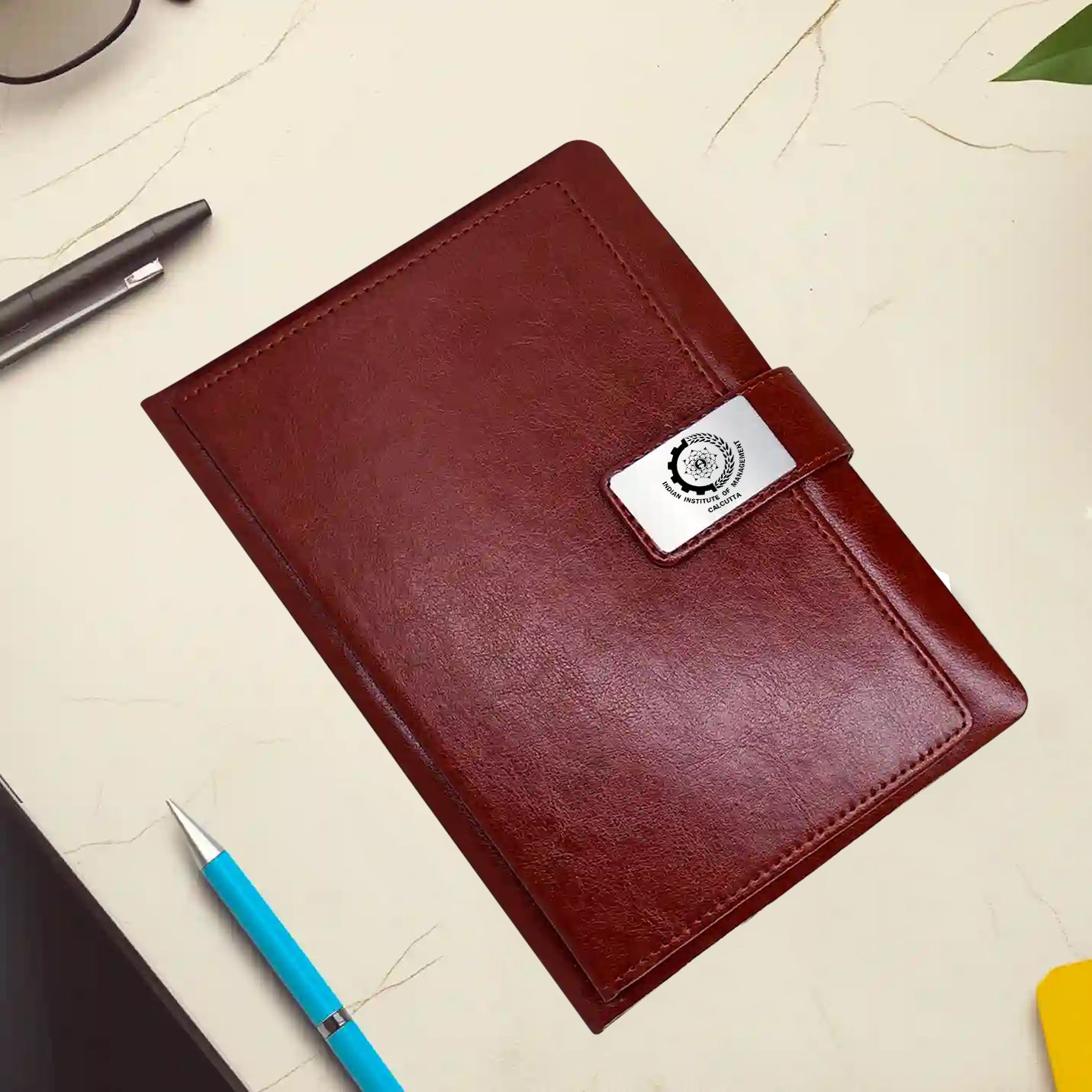 IIMC Merchandiser Brown Non-dated Organizer Diary 