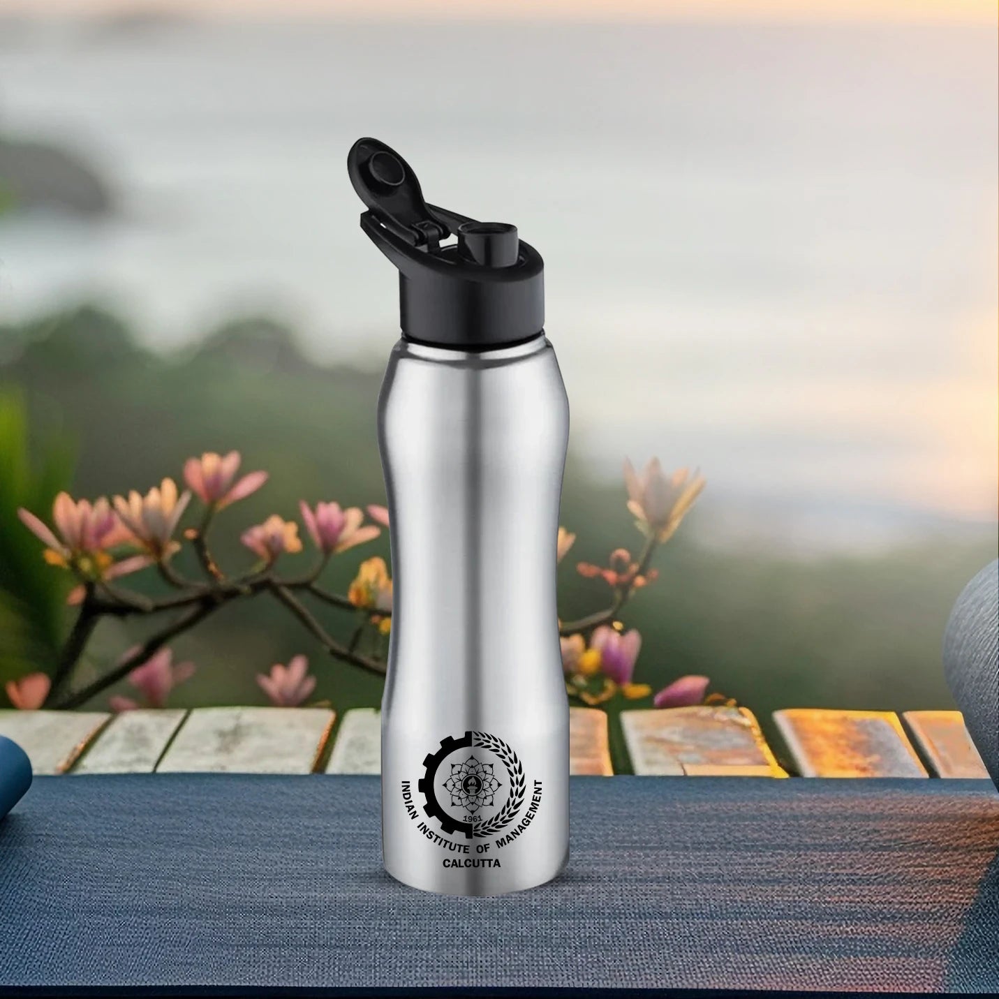 Prestige IIMC Merchandise Steel Borosil Bottle