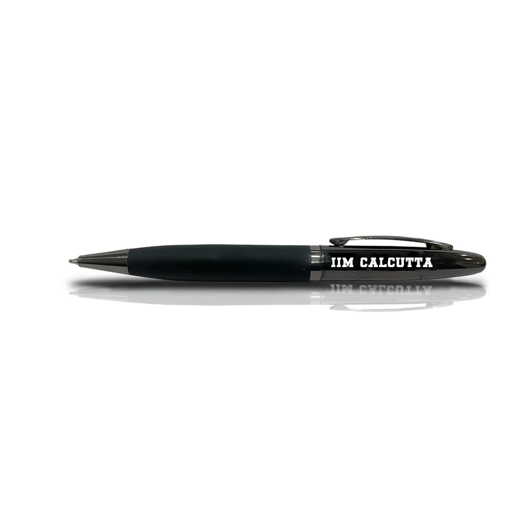 Premium black IIM Calcutta Logo Pen 