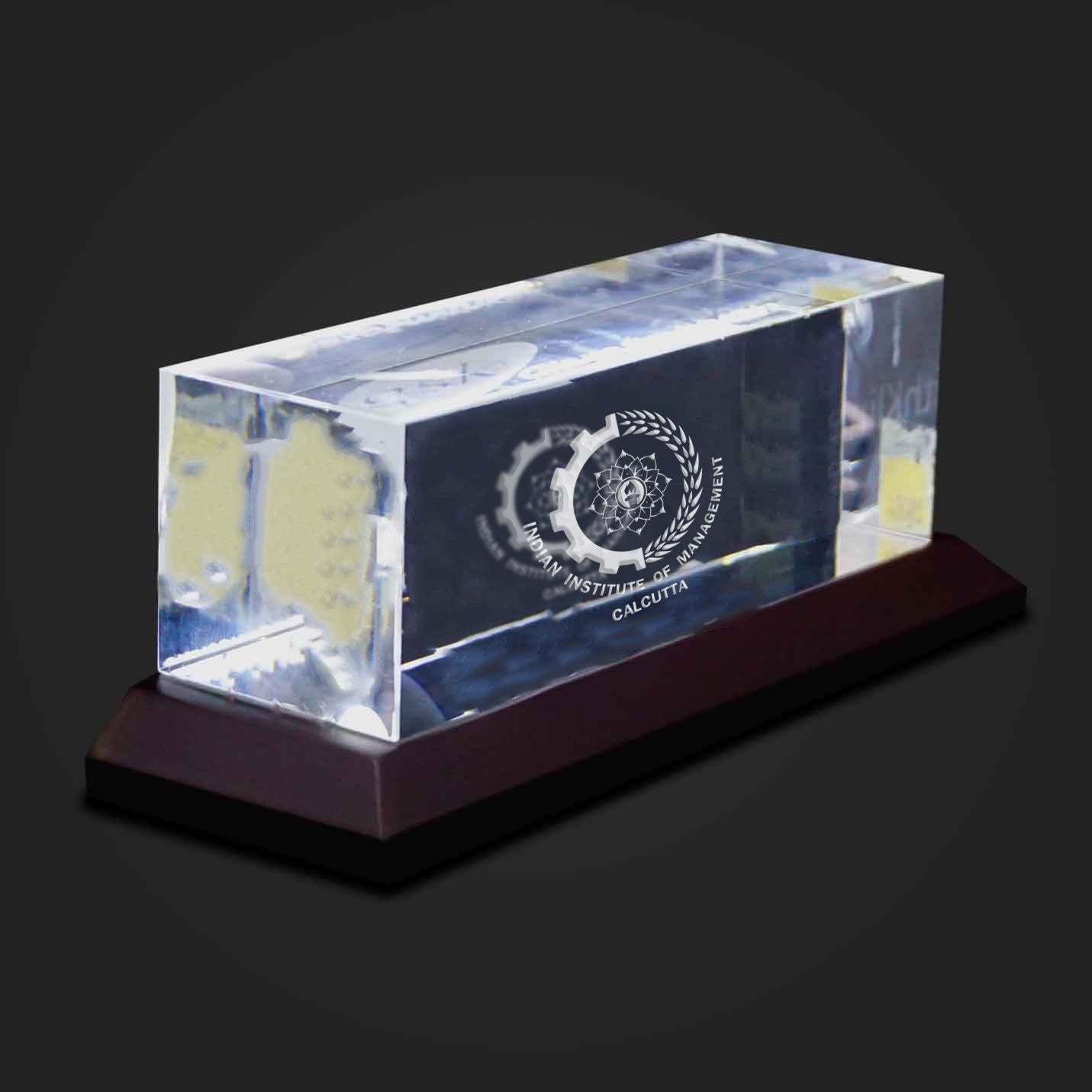 IIMC 3D Laser Crystal Memento