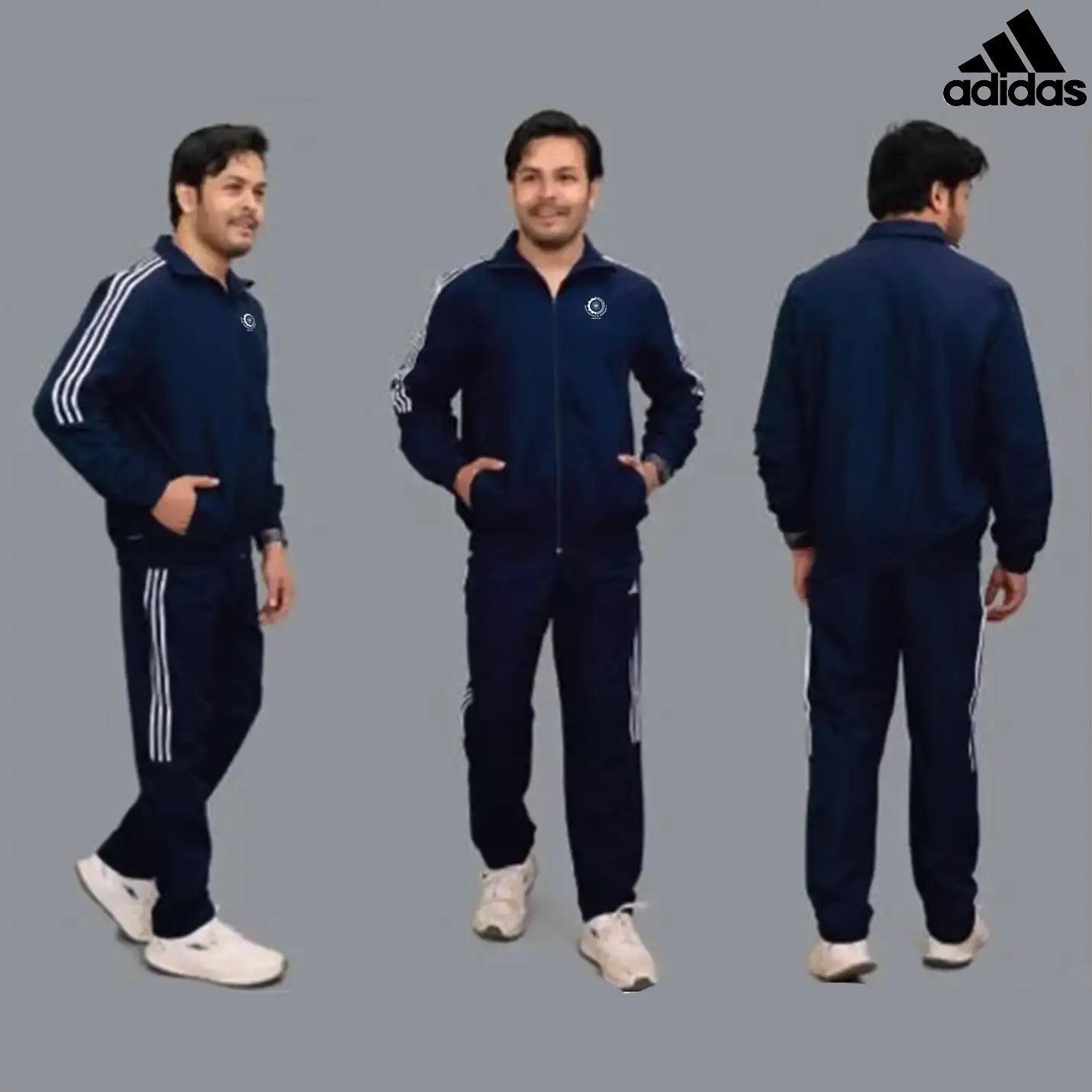 IIM Calcutta Merchandise Navy Blue Adidas Track Suit