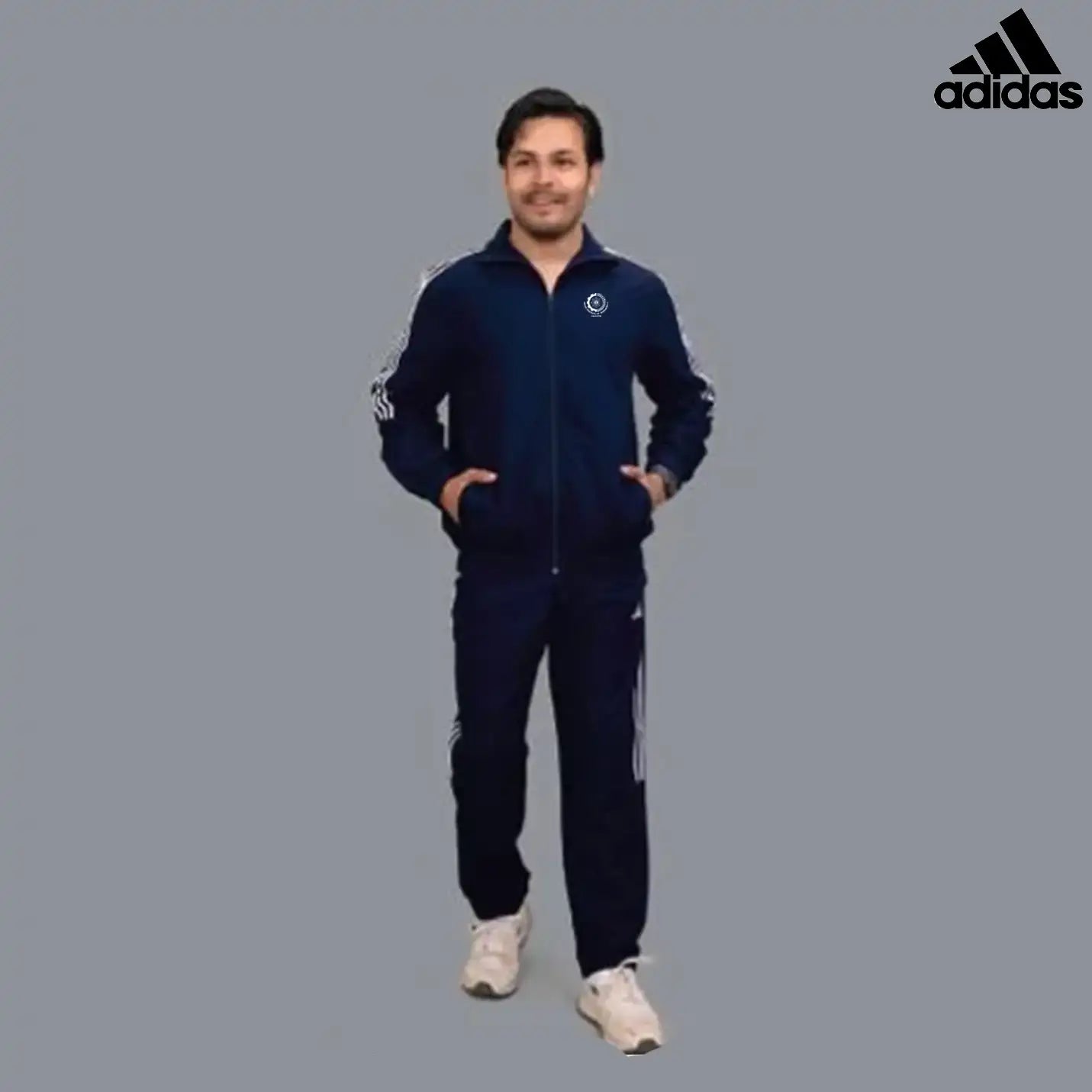 IIM Calcutta Merchandise Navy Blue Adidas Track Suit
