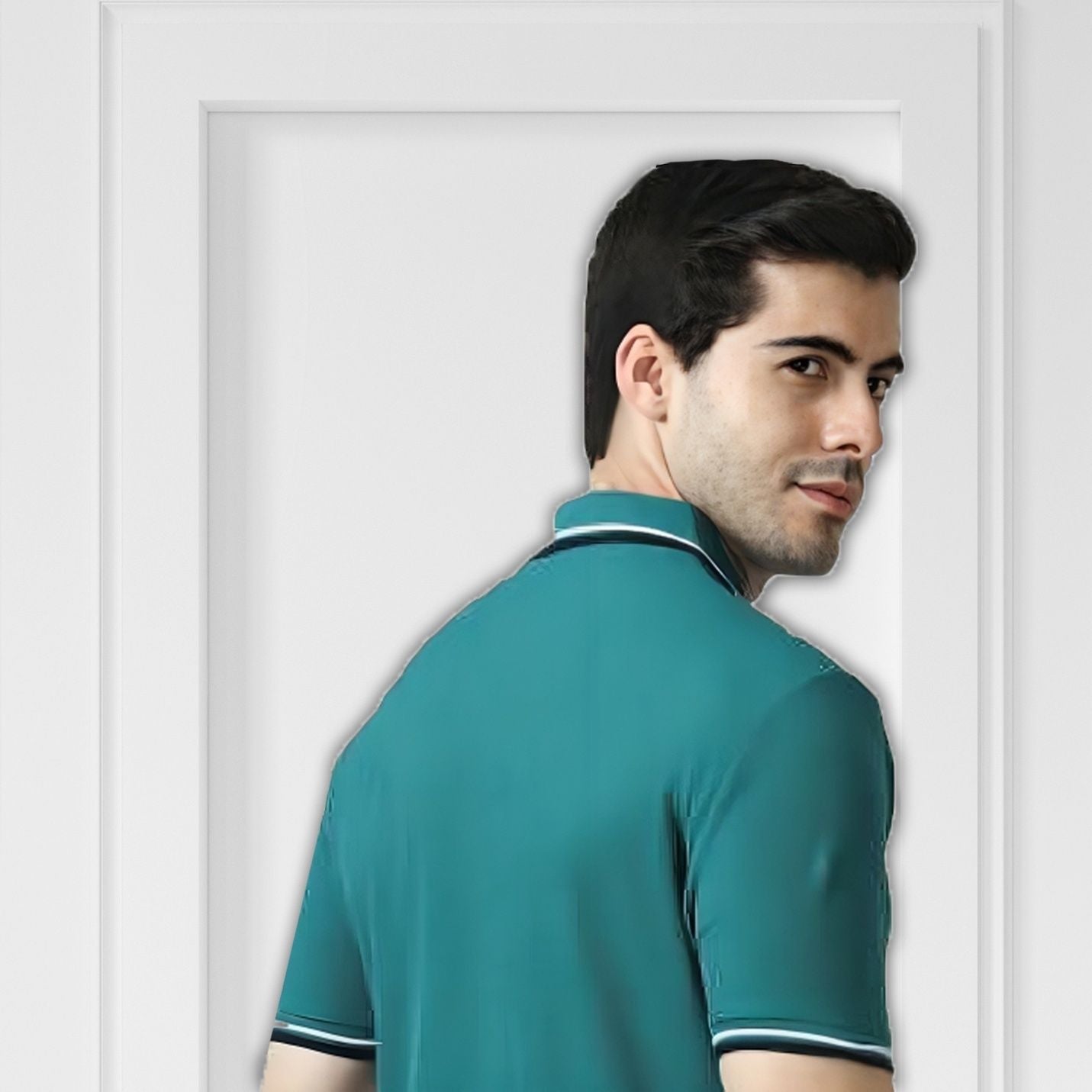 Aqua Green IIMC Polo T-Shirt with Official Logo Branding