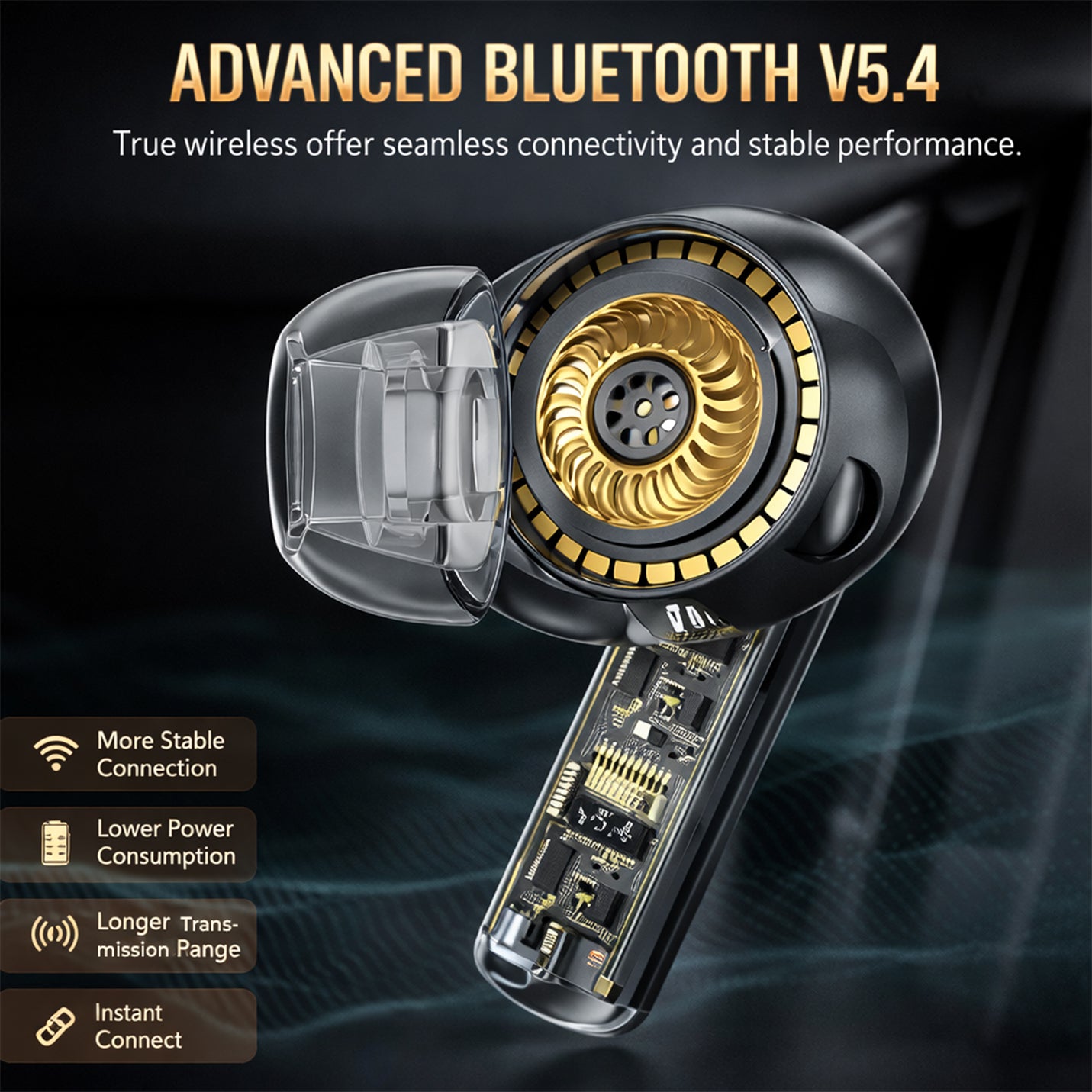 Personalised White Airpod With Advanced Bluetooth