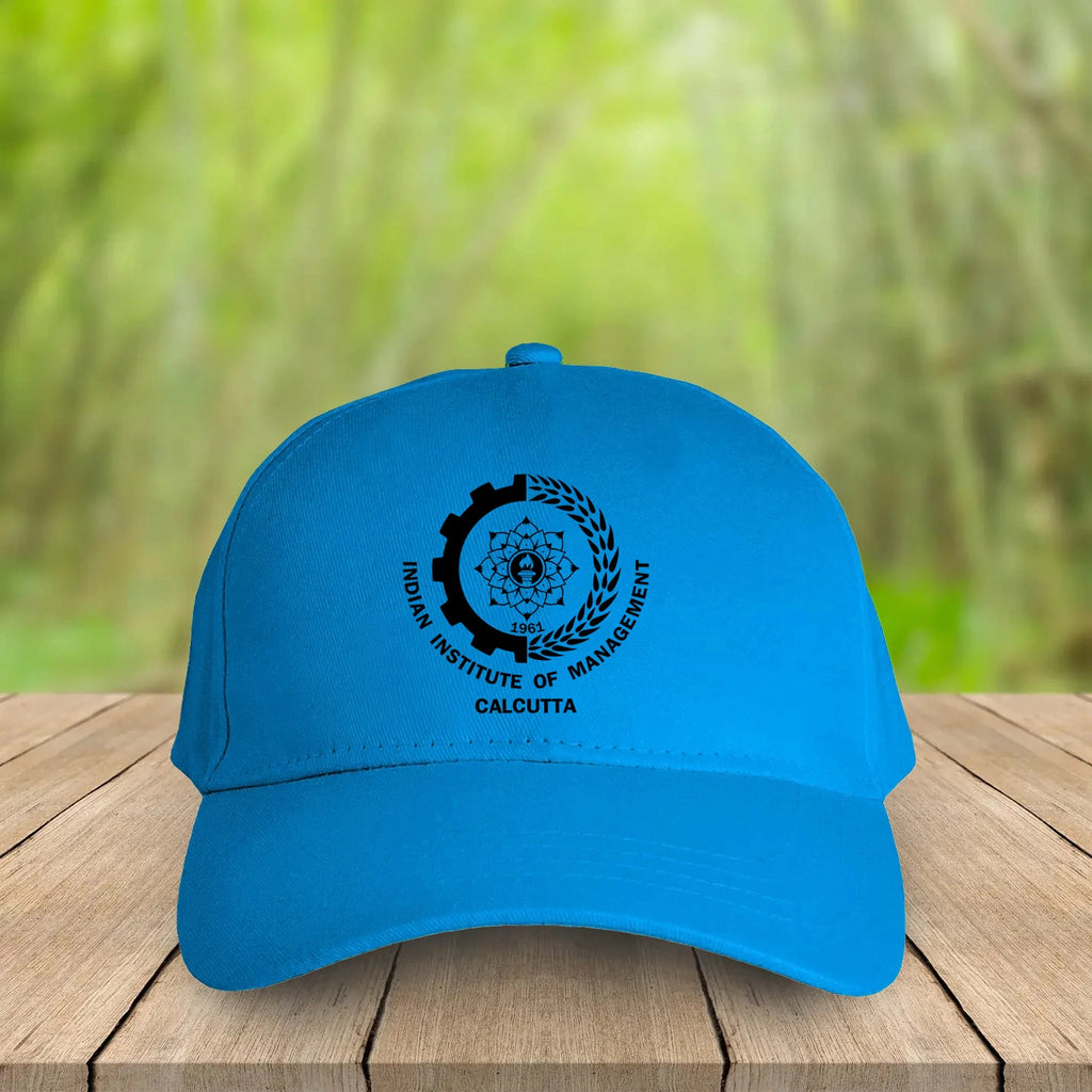 Minimalist Printed Blue Trendy IIMC Cap
