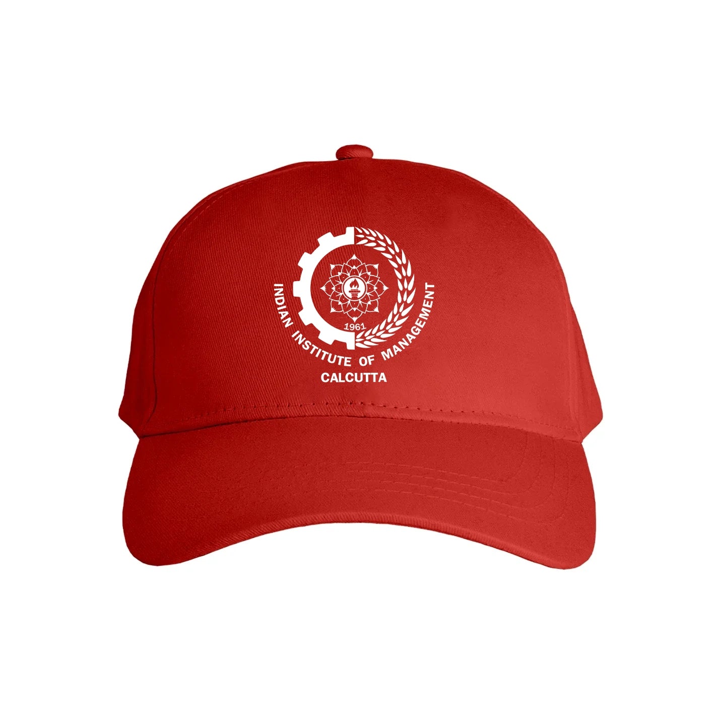 Stylish Printed Red Casual IIMC Cap