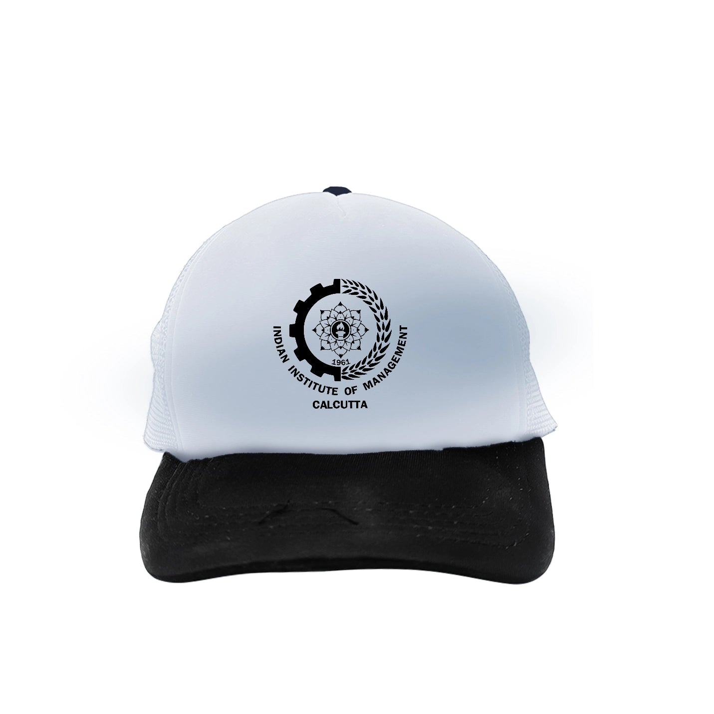 Signature Printed Black Trendy IIMC Cap