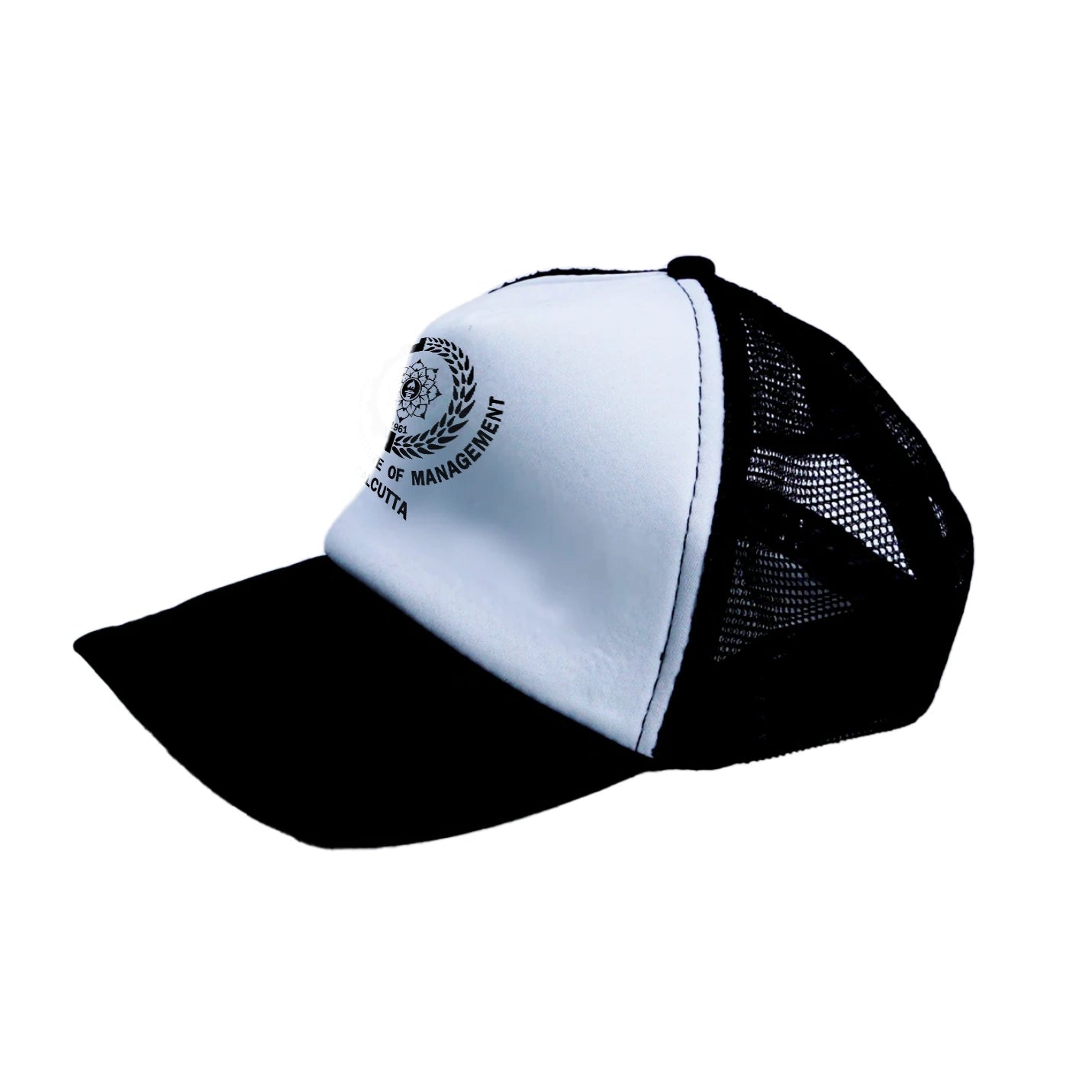 Signature Printed Black Trendy IIMC Cap