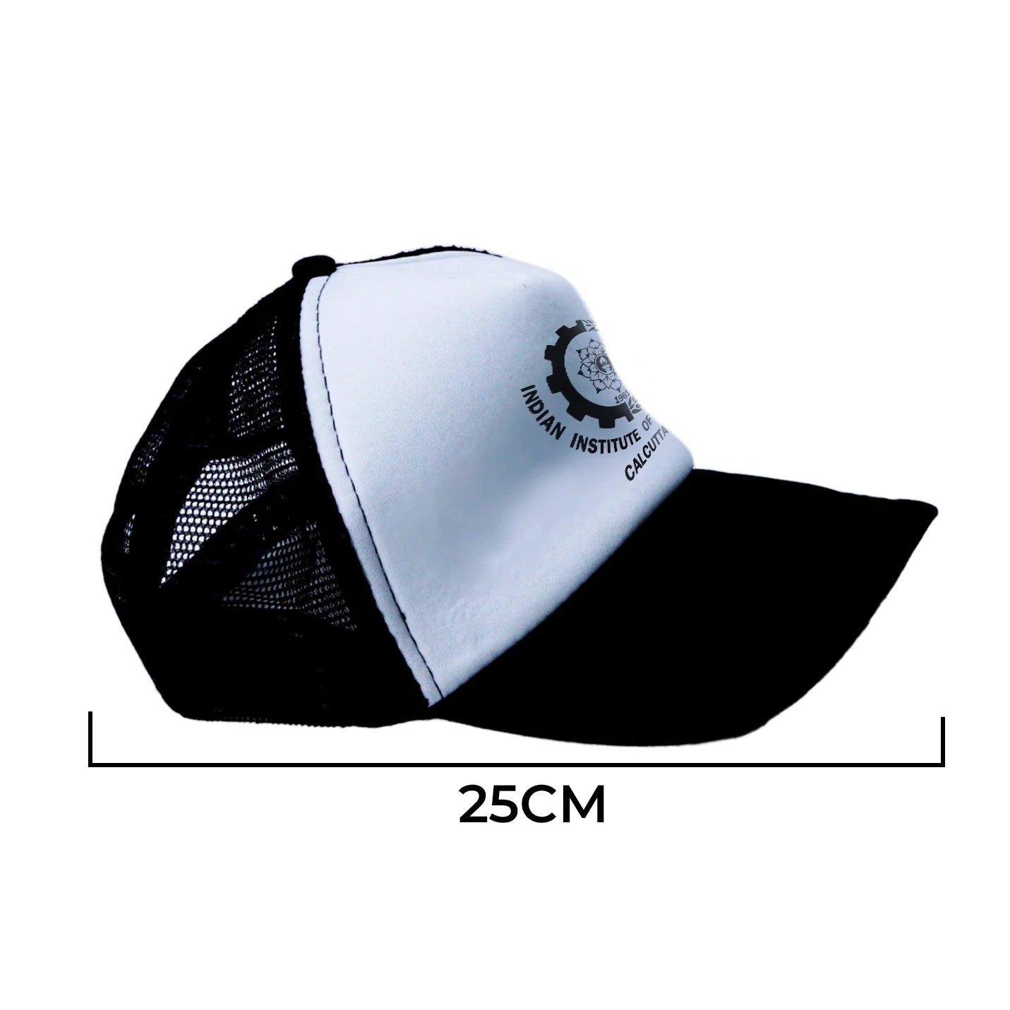 Signature Printed Black Trendy IIMC Cap