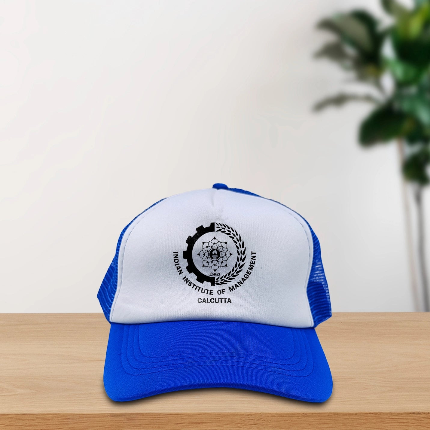 Minimalist Printed Blue Trendy IIMC Cap