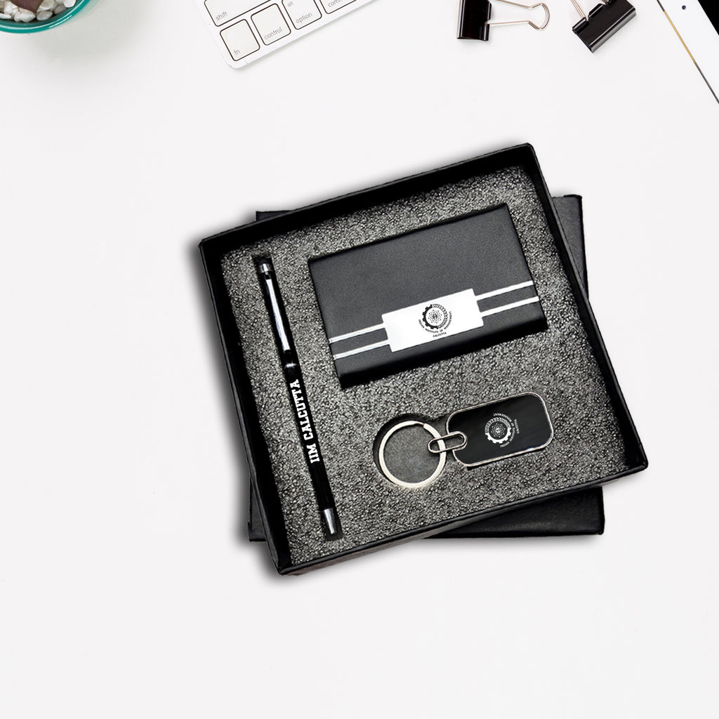IIMC 3-in-1 Gift Set with Logo Pen, Card Holder & Keychain
