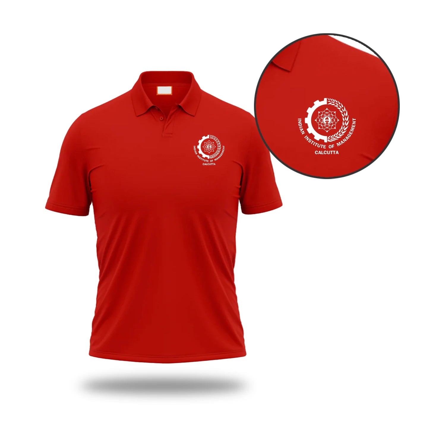 Official IIM Calcutta Red Polo T-Shirt