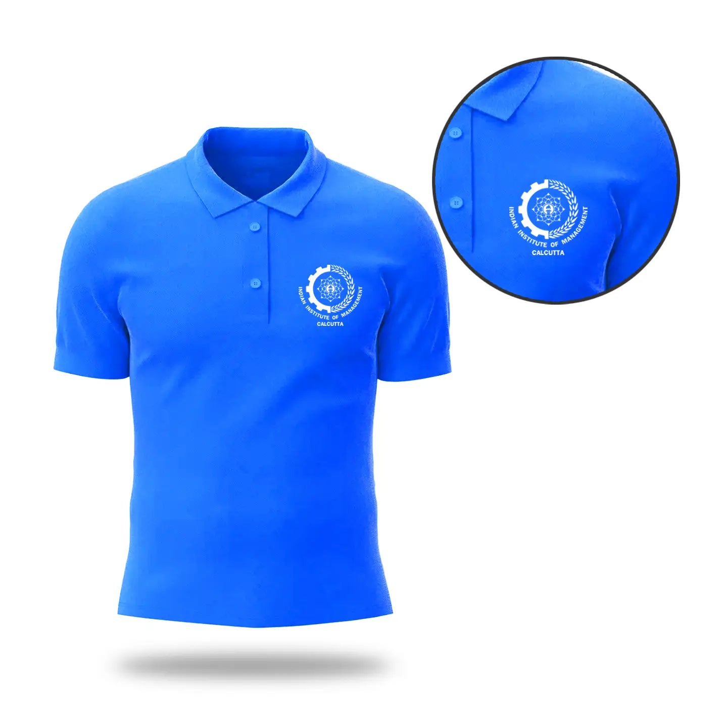 Royal Blue IIM Calcutta Official Polo T-Shirt