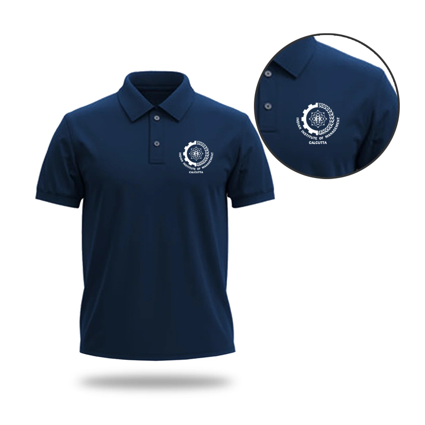 Navy Blue IIMC Polo T-Shirt
