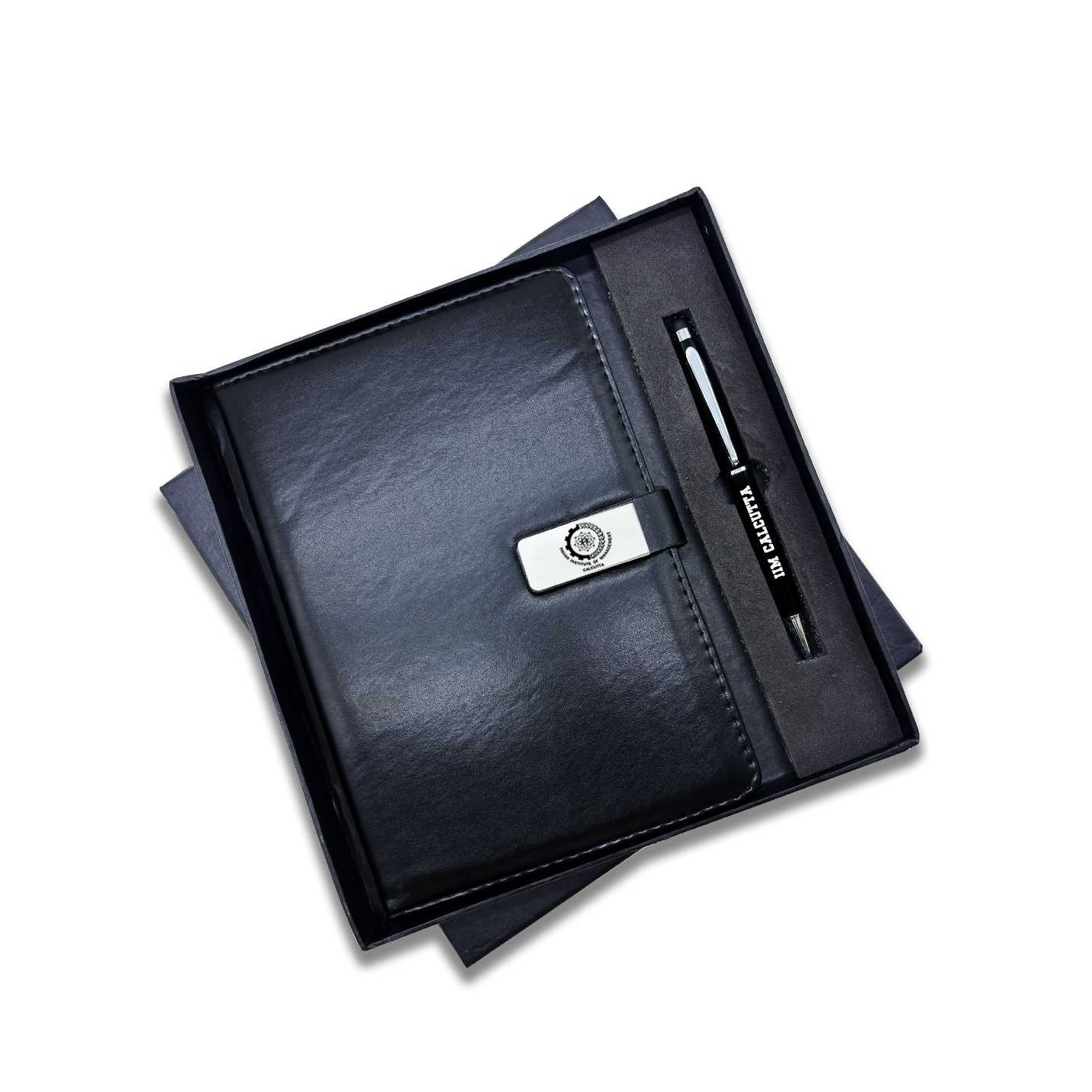 Exclusive Black 2 in 1 IIMC Logo Pen & Diary Gift set