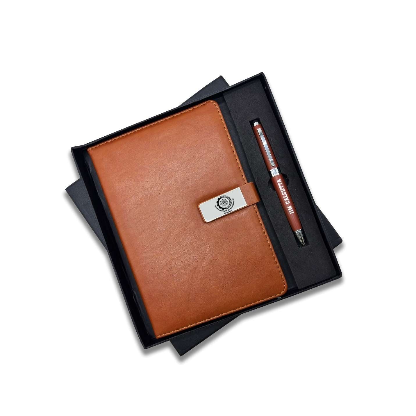 Classy 2 in 1 Brown IIMC Logo Pen & Diary Gift set