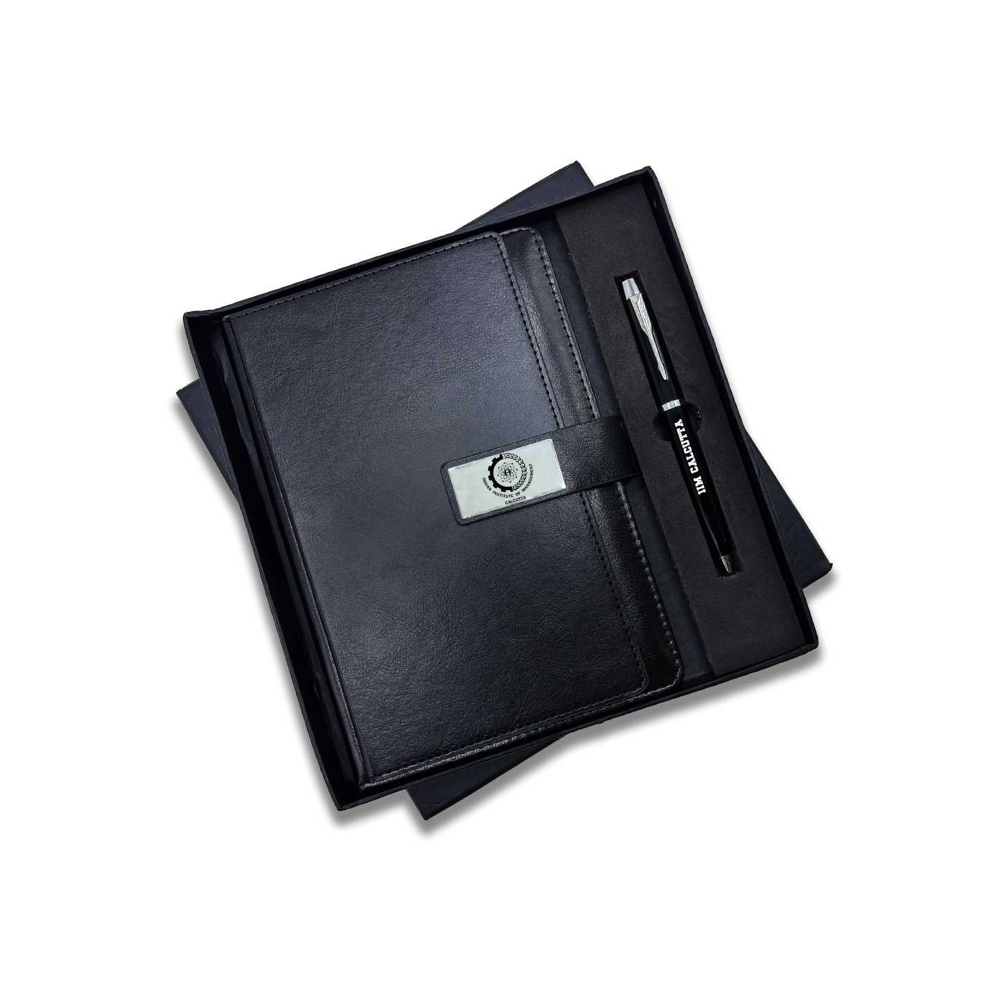 Top-quality Black 2 in 1 IIMC Logo Pen & Diary Gift set
