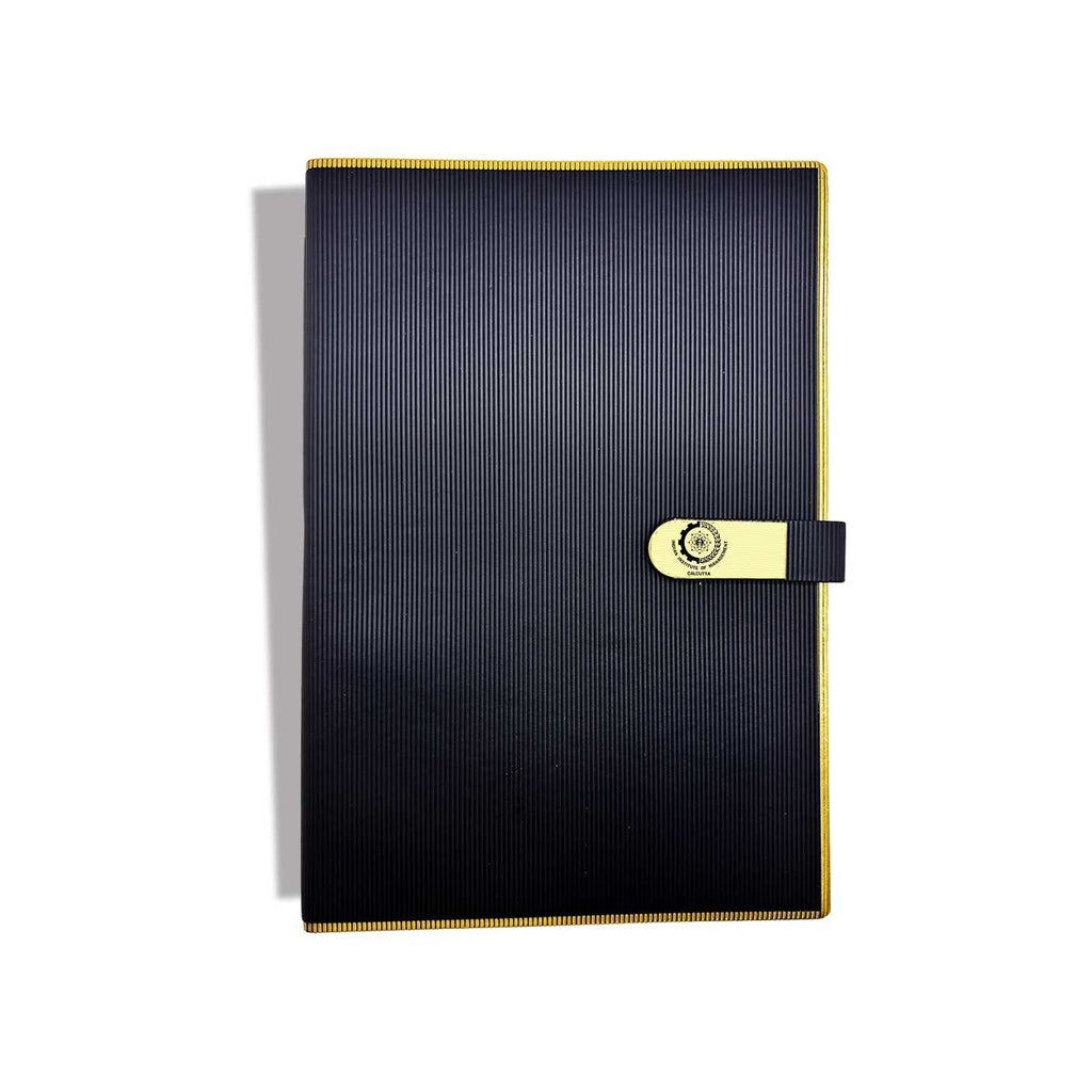 Top-notch 2 in 1 Black & Gold IIMC Logo Pen & Diary Gift set