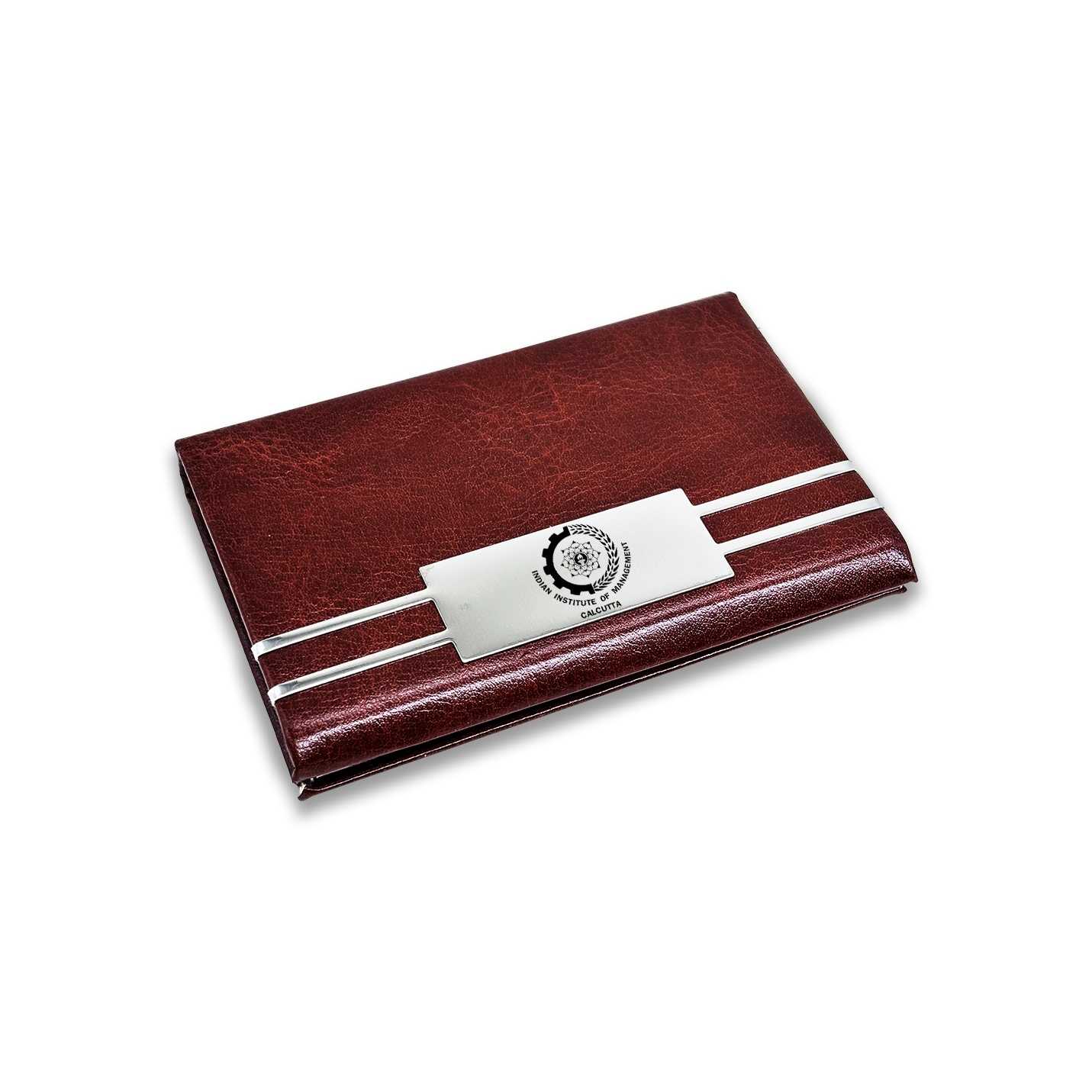 Deluxe 2 in 1 IIMC Logo Brown Pen & Card holder Gift set
