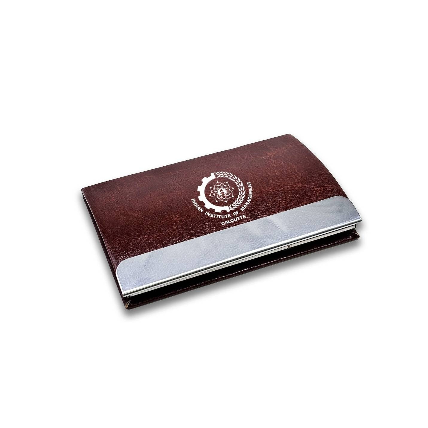 Exquisite 2 in 1 IIMC Logo Brown Pen & Card Holder Gift set