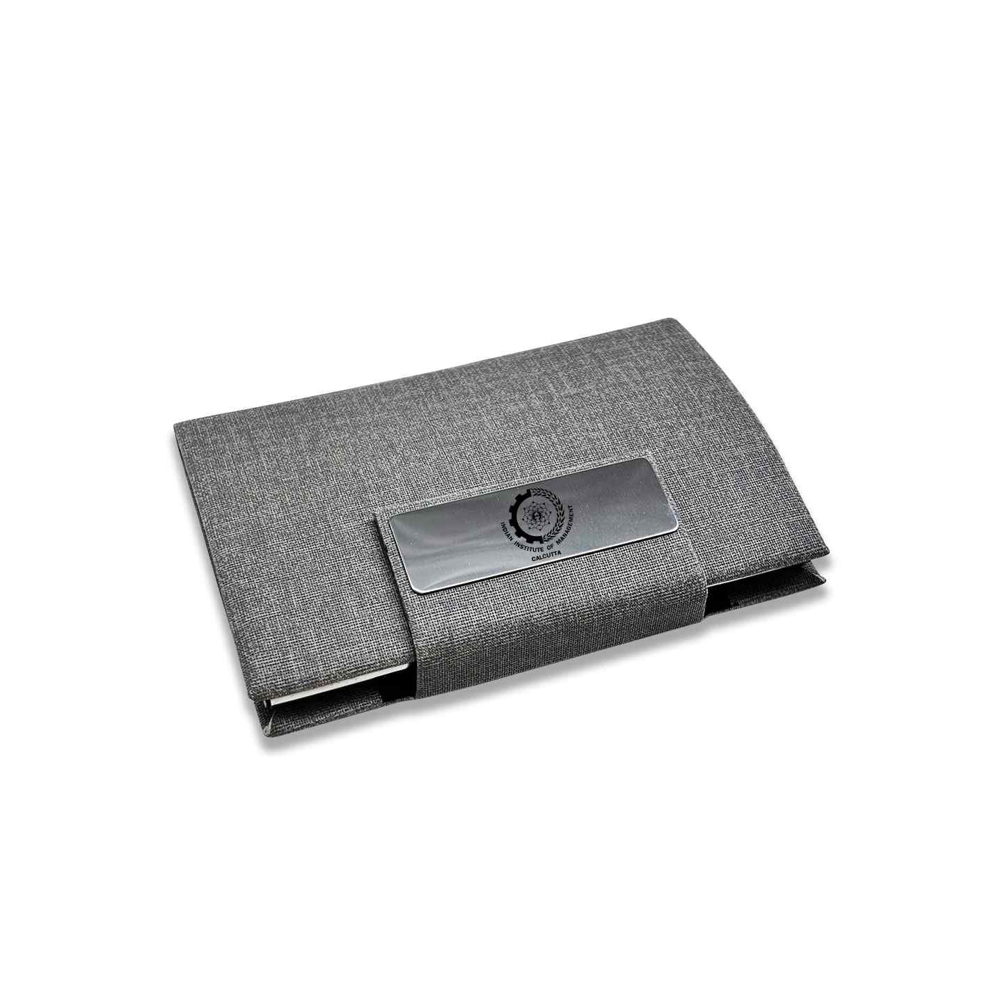 Top-quality 2 in 1 IIMC Logo Grey Pen & Card holder Gift set