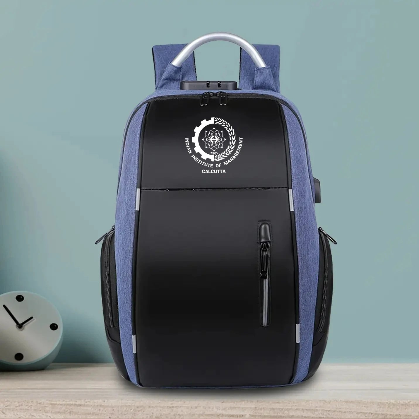 IIMC Merchandise Blue Anti-Theft Travel Laptop Bag