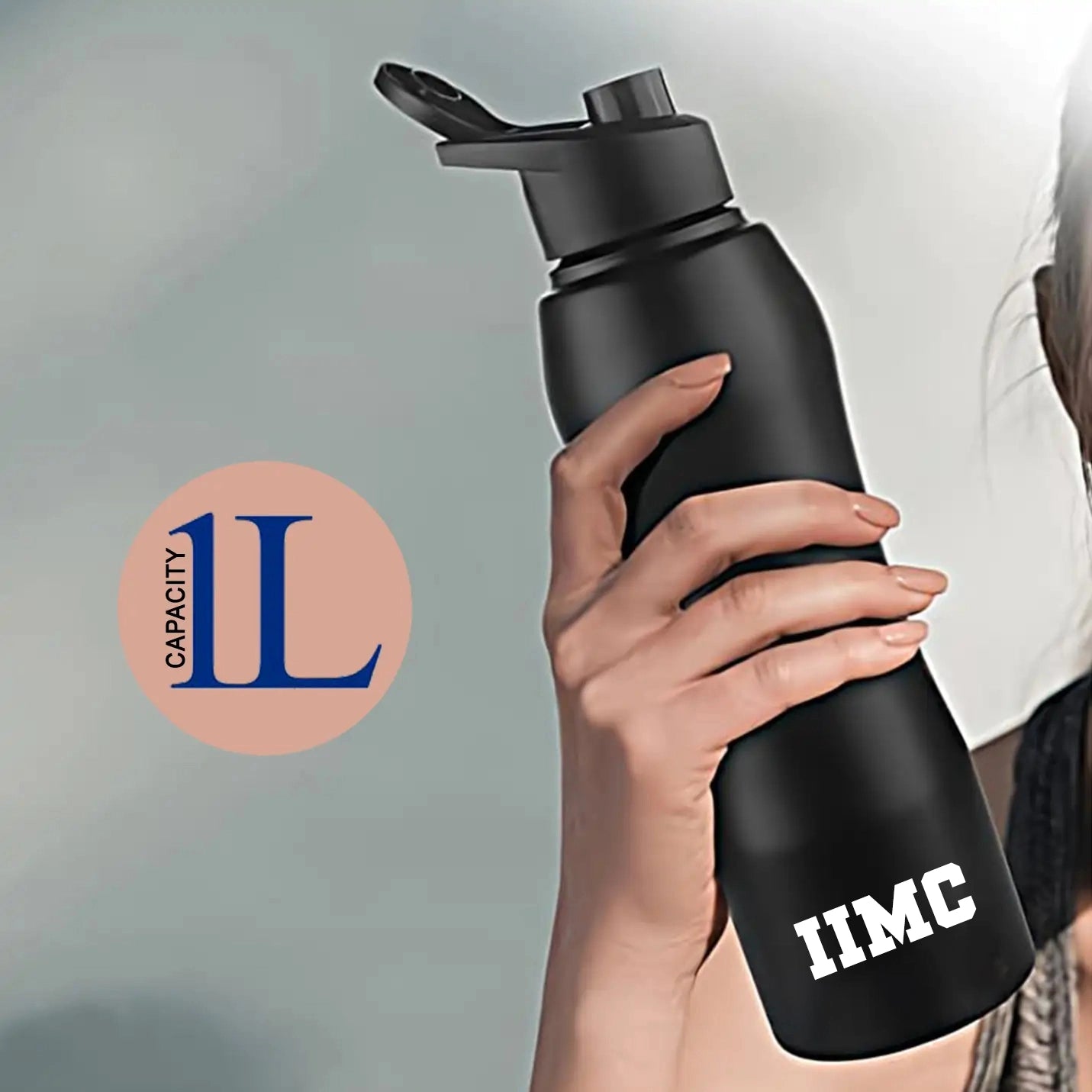 IIMC Curved Hydration Bottle – 1000ml