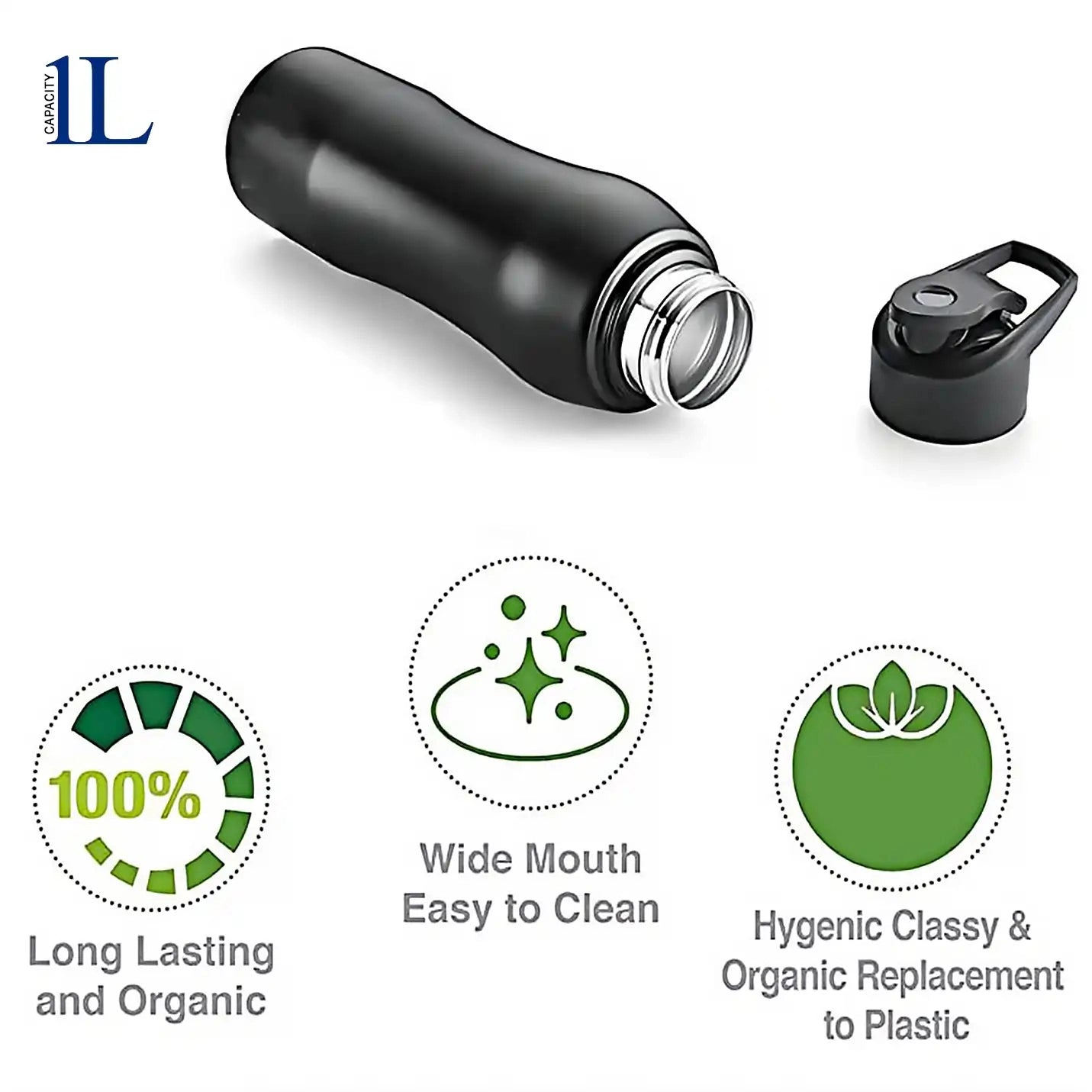 IIMC Curved Hydration Bottle – 1000ml
