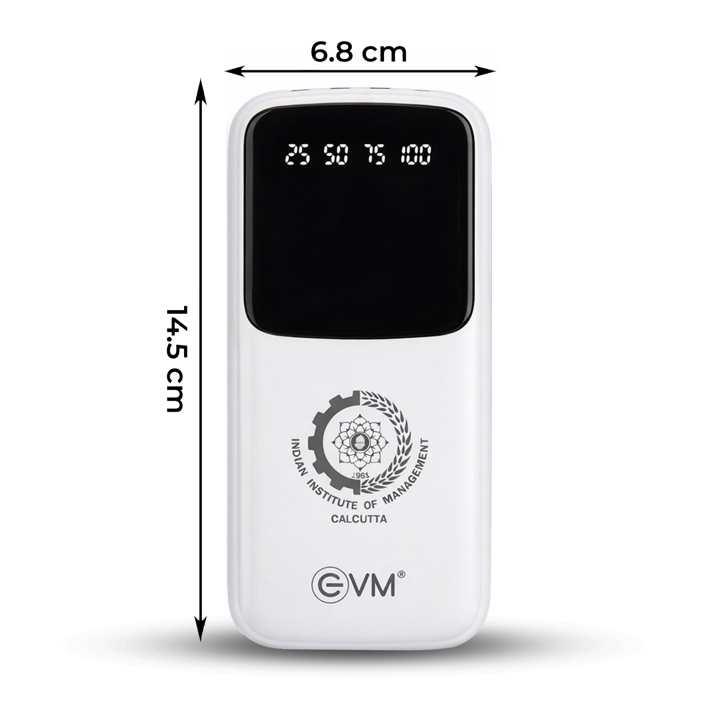 White Personalised Smart Encase Power Bank 