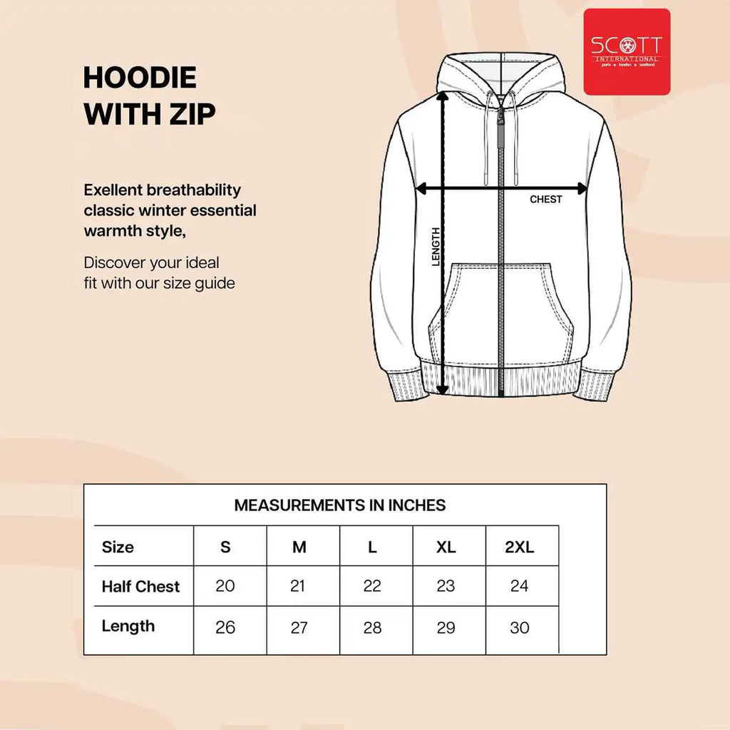 Classic Navy Blue IIM Calcutta Merchandise Hoodie with Zip