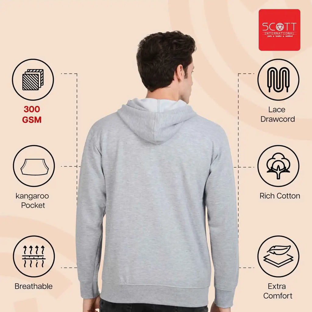 Everyday IIMC Merchandise Light Grey Hoodie with Zip