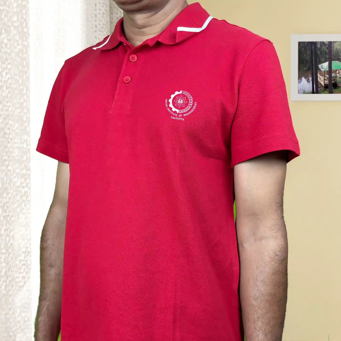 Legacy IIMC x Adidas Striped Collar Polo T-shirts