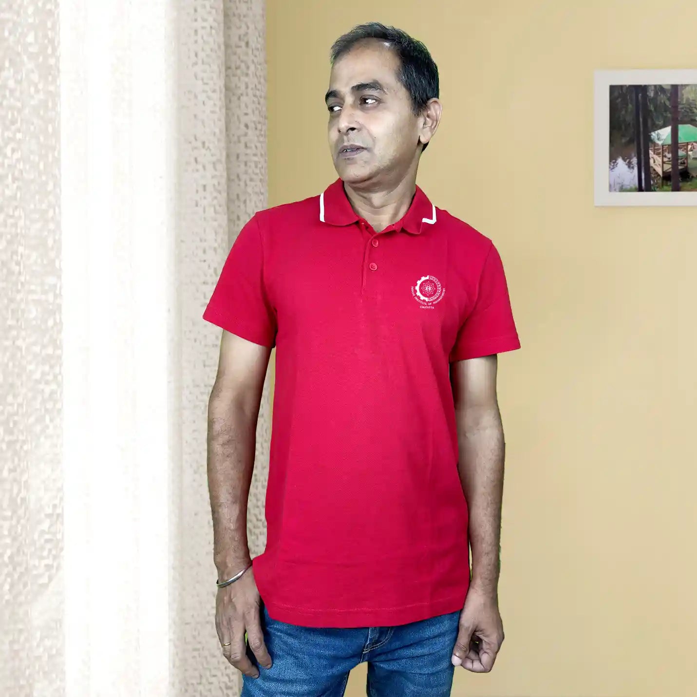 Legacy IIMC x Adidas Striped Collar Polo T-shirts